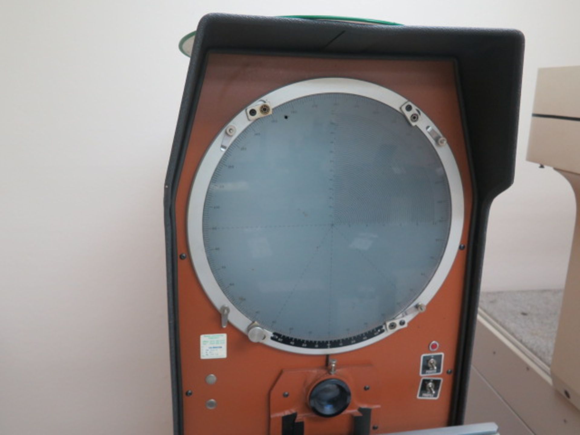 MicroVu mdl. M14 14" Floor Model Optical Comparator s/n 3047 w/ Profile Illumination, SOLD AS IS - Image 3 of 7