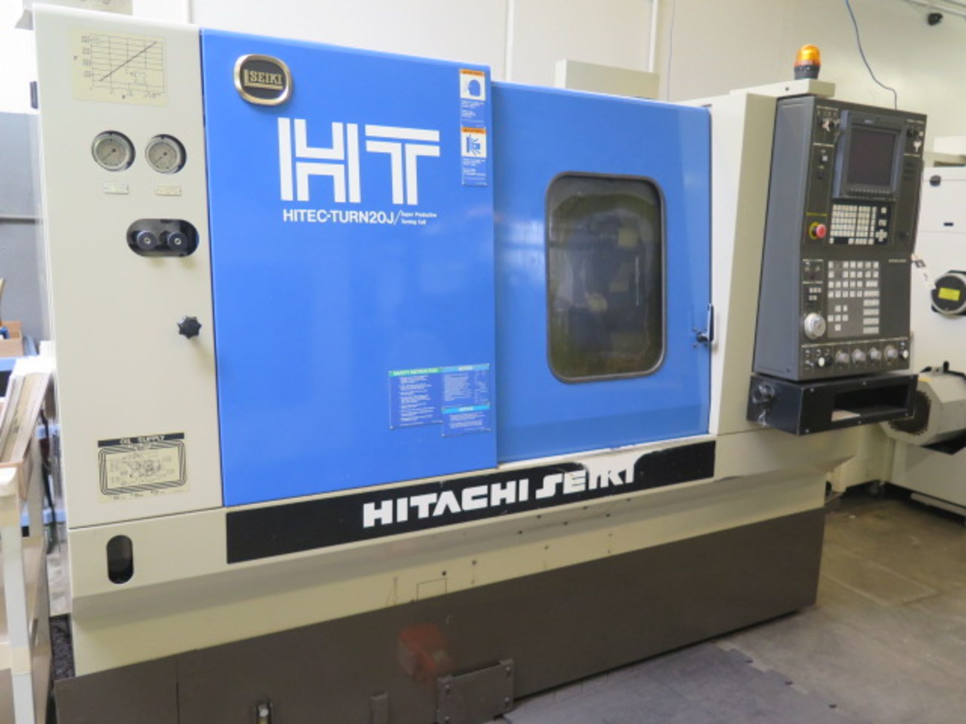 Hitachi Seiki Hitec-Turn 20J CNC Turning Center s/n HTJ3851HL w/ Seicos J Controls, SOLD AS IS - Image 3 of 16