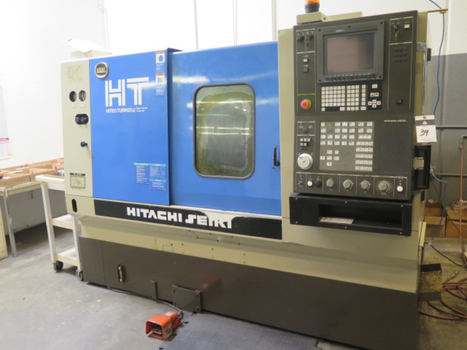 Hitachi Seiki Hitec-Turn 20J CNC Turning Center s/n HTJ3851HL w/ Seicos J Controls, SOLD AS IS - Image 2 of 16