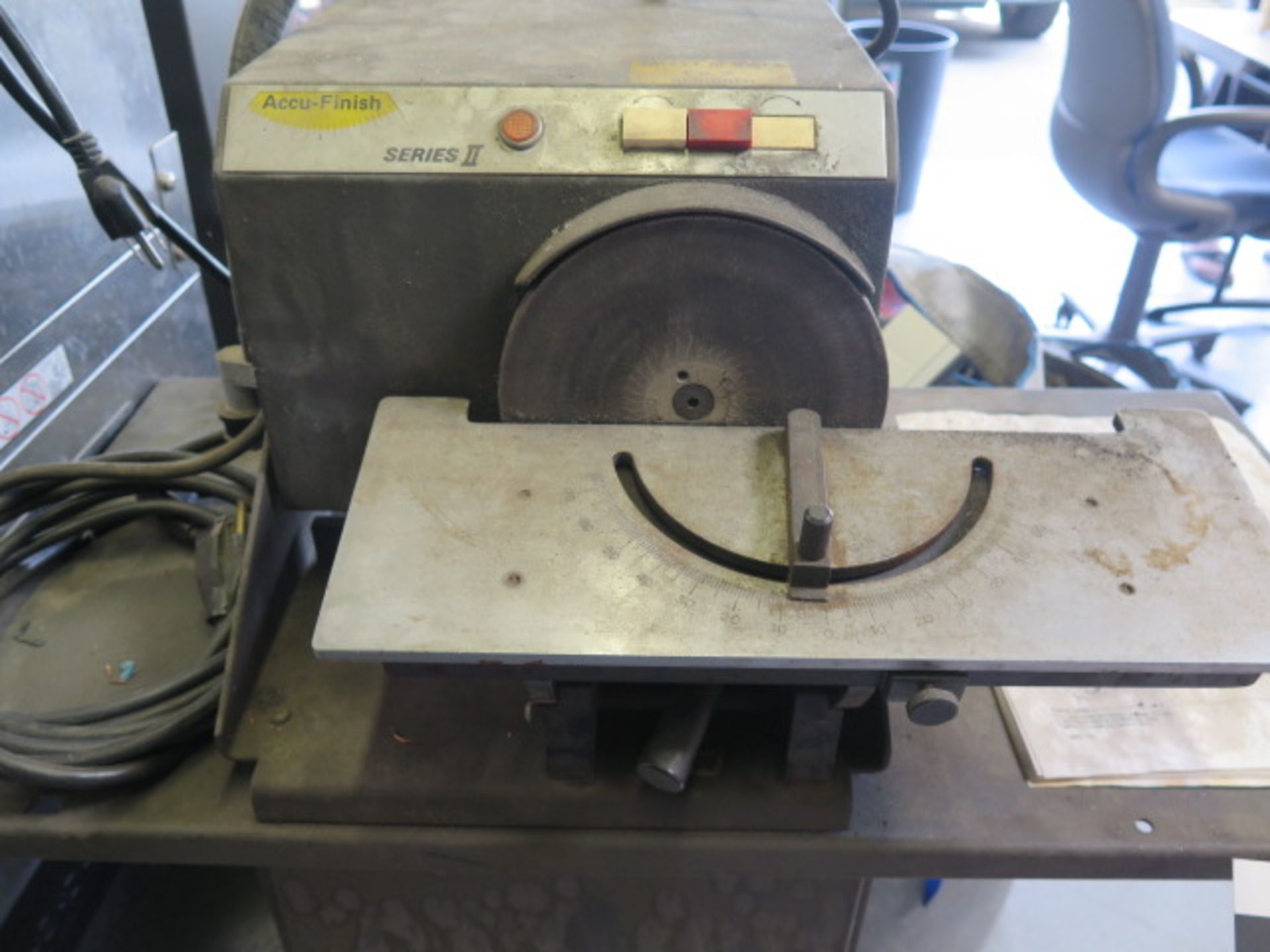 Accu-Finish Series II Carbide Tool Lapping Machine s/n AB99132 w/ Diamind Wheels, Stand (SOLD AS- - Image 2 of 5