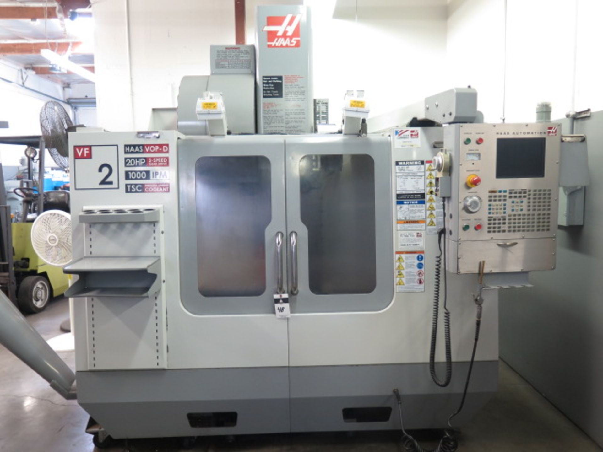 2006 Haas VF-2B 4-Axis CNC Vertical Machining Center s/n 1050360 w/ Haas Controls, Hand Wheel, 24-