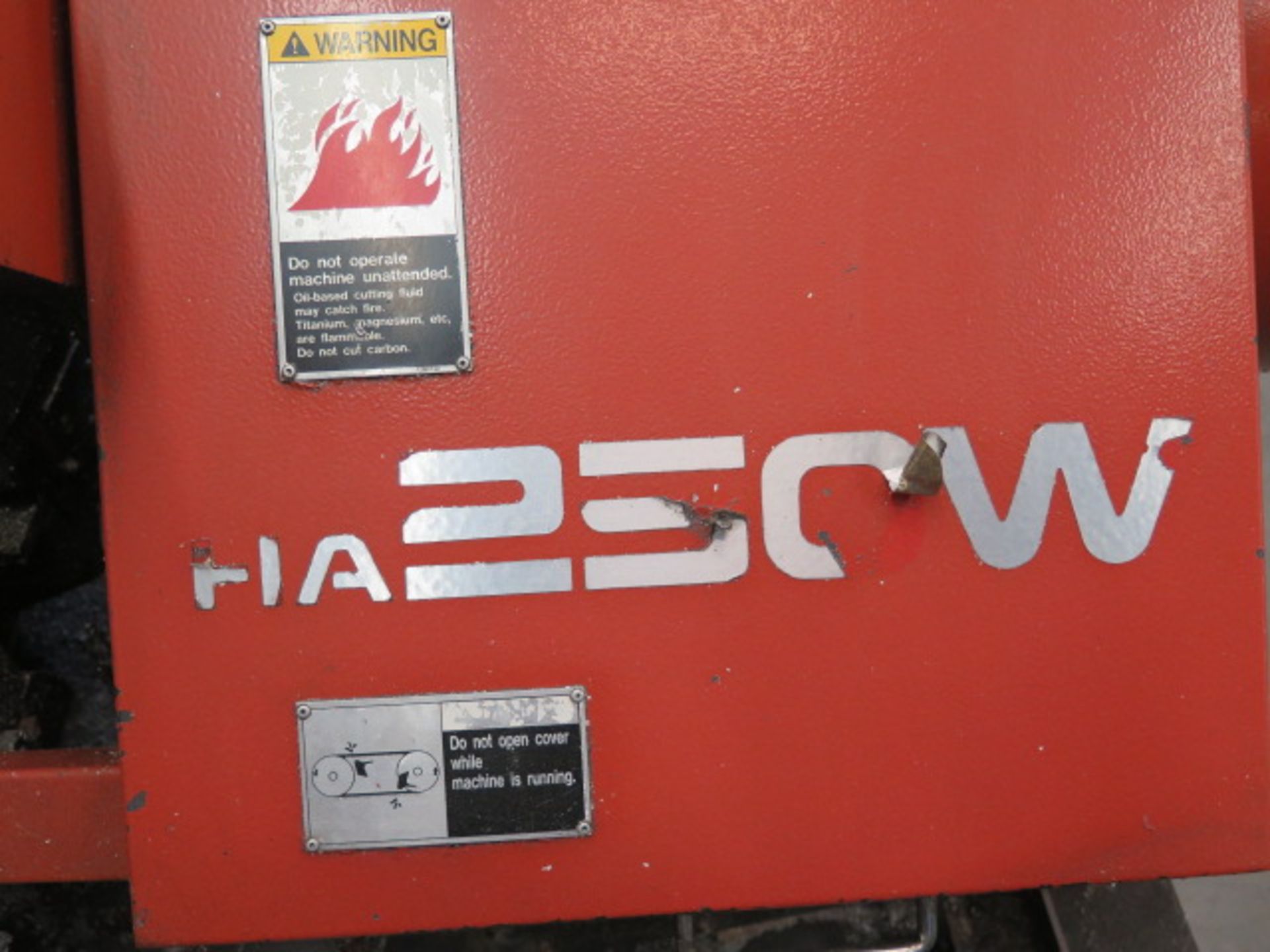 2000 Amada HA250W 10” Automatic Hyd Horizontal Band Saw s/n 25750077 w/ Amada Controls, SOLS AS IS - Image 12 of 14