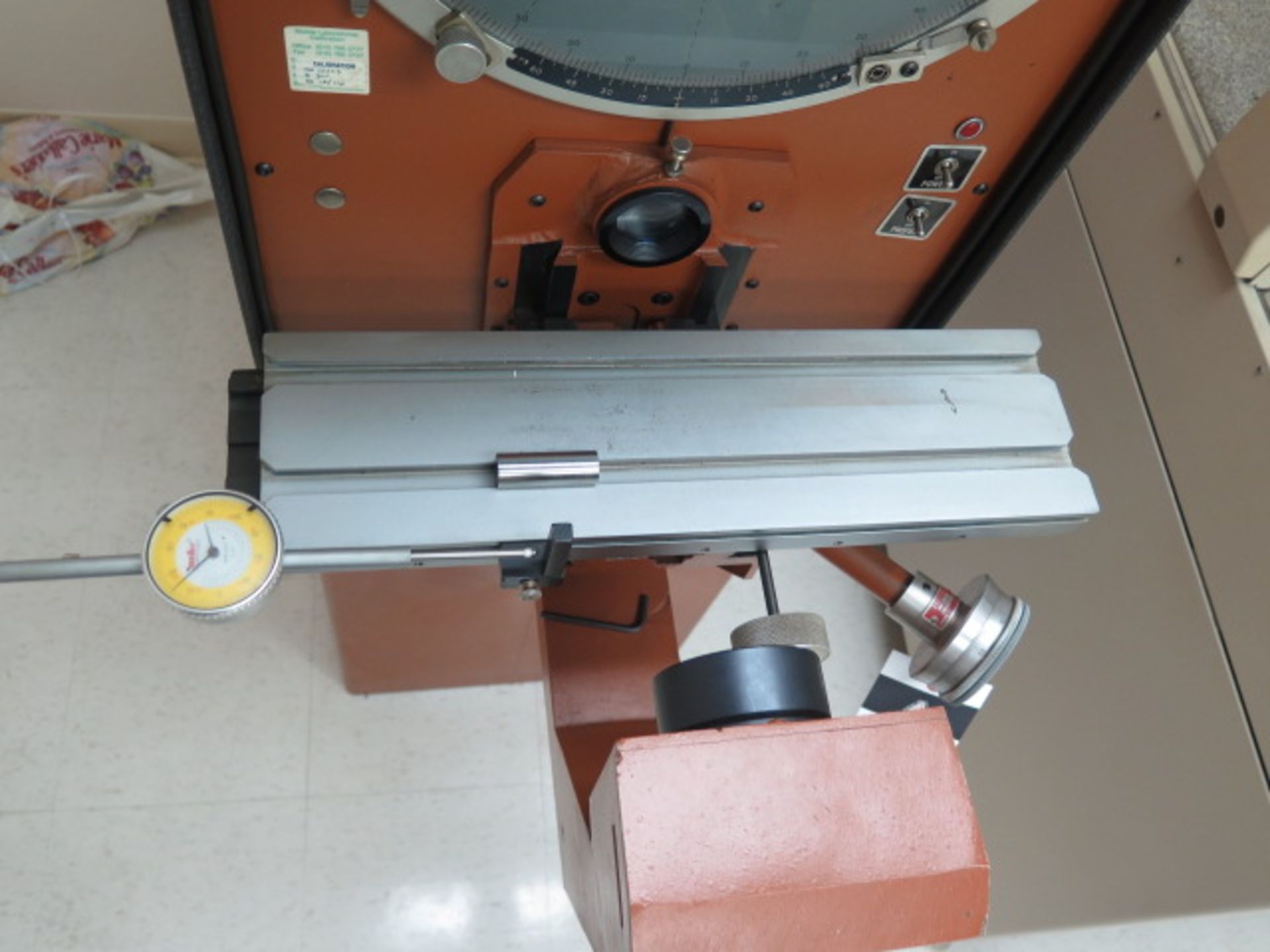 MicroVu mdl. M14 14" Floor Model Optical Comparator s/n 3047 w/ Profile Illumination, SOLD AS IS - Image 4 of 7