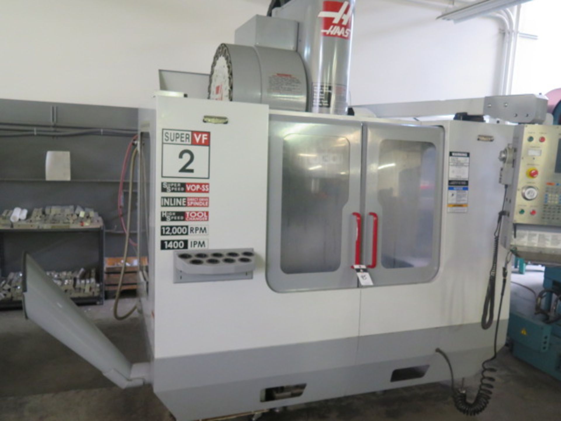 2004 Haas VF-2SS 4-Axis CNC Vertical Machining Center s/n 38727 w/ Haas Controls, SOLD AS IS - Image 3 of 21