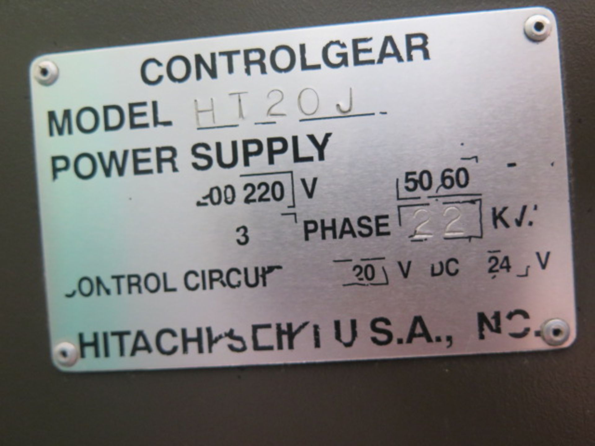 Hitachi Seiki Hitec-Turn 20J CNC Turning Center s/n HTJ3851HL w/ Seicos J Controls, SOLD AS IS - Image 16 of 16