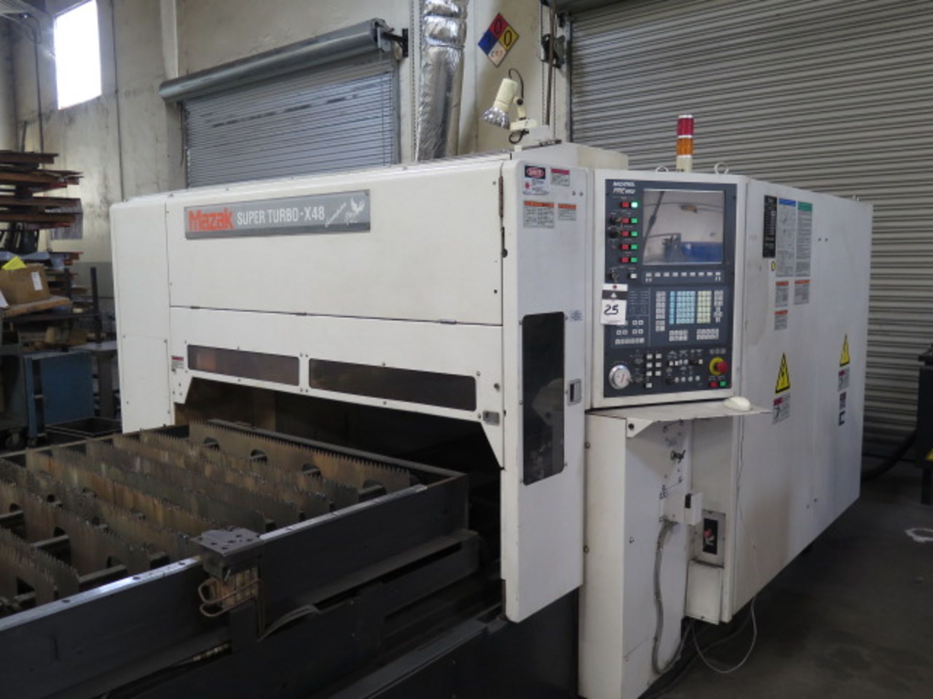 2008 Mazak “Super Turbo – X48 Champion” 1300 Watt 4’ x 8’ CNC Laser Machine s/n 207692, SOLD AS IS - Image 2 of 32