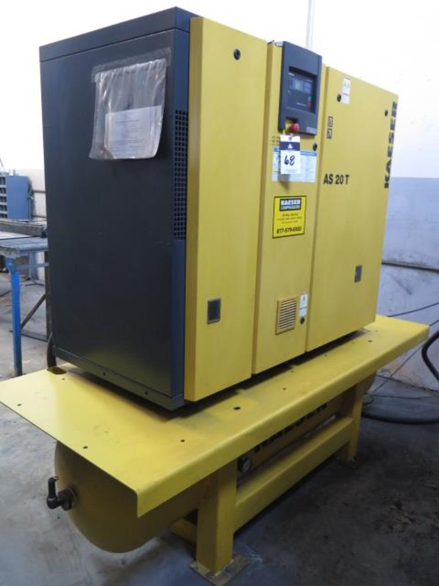 2006 Kaeser AS20T 20Hp Rotary Air Compressor s/n 1152 w/ Sigma Digital Controls, SOLD AS IS - Image 2 of 9