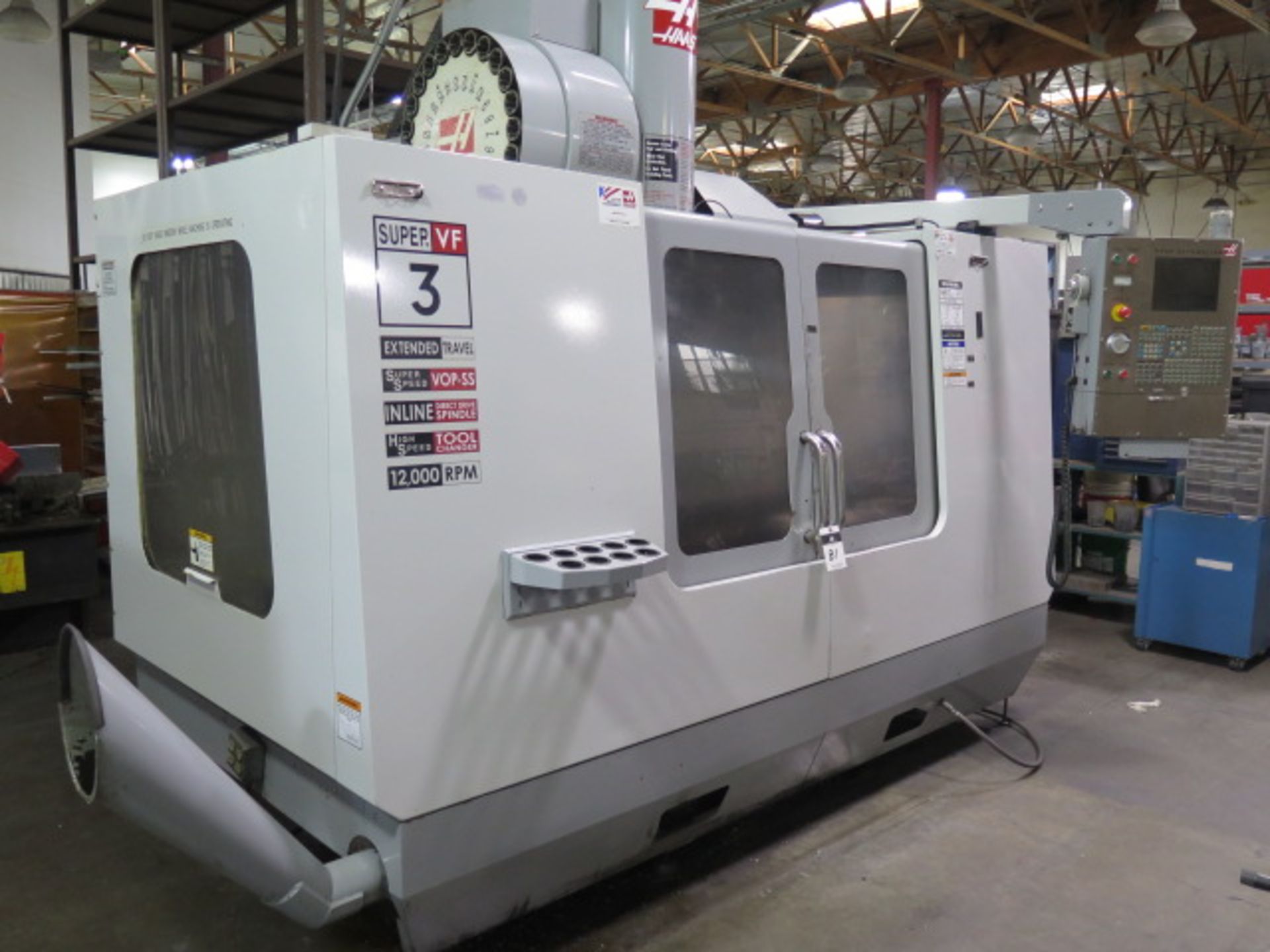 2006 Haas VF-3SSYT 4-Axis CNC VMC s/n 46514 w/ Haas Controls, Hand Wheel, 24Station ATC, SOLD AS IS - Image 2 of 18