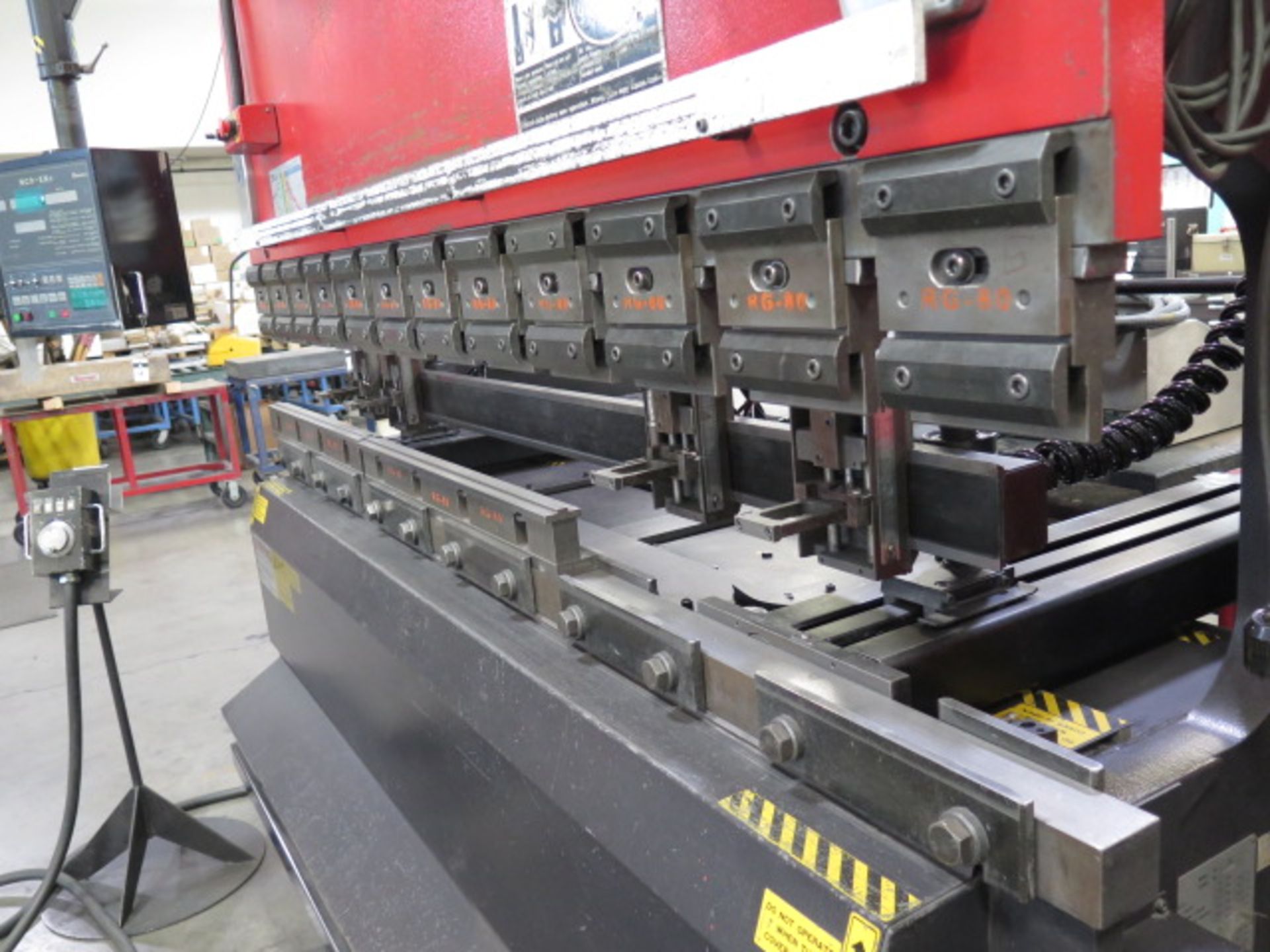 2000 Amada RG-80 80 Ton x 8’ CNC Press Brake s/n 811958 w/ NC9-EX II, 94.6” Table SOLD AS IS - Image 6 of 15