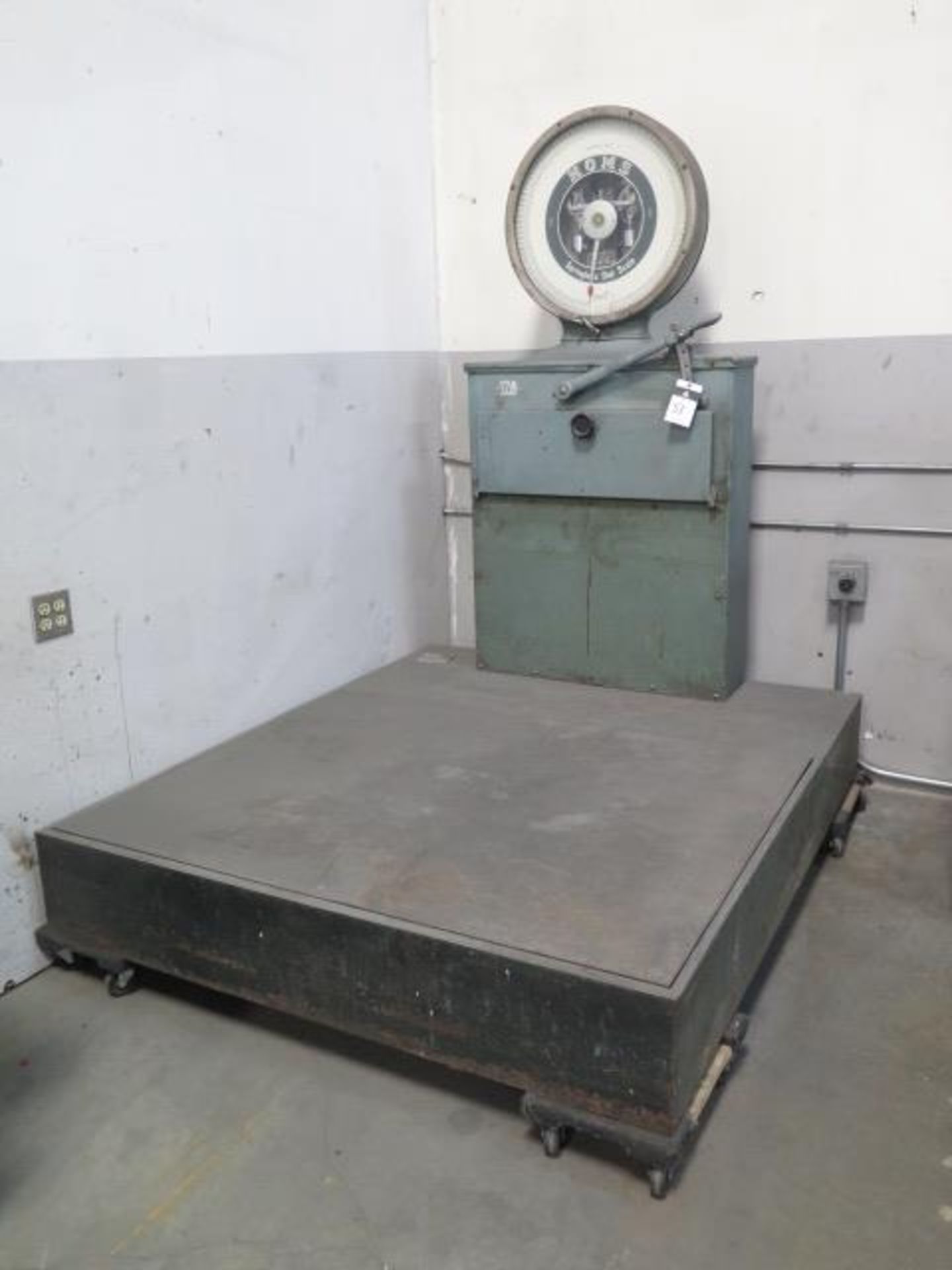 Homs 1000 Lb Cap Platform Scale (SOLD AS-IS - NO WARRANTY)