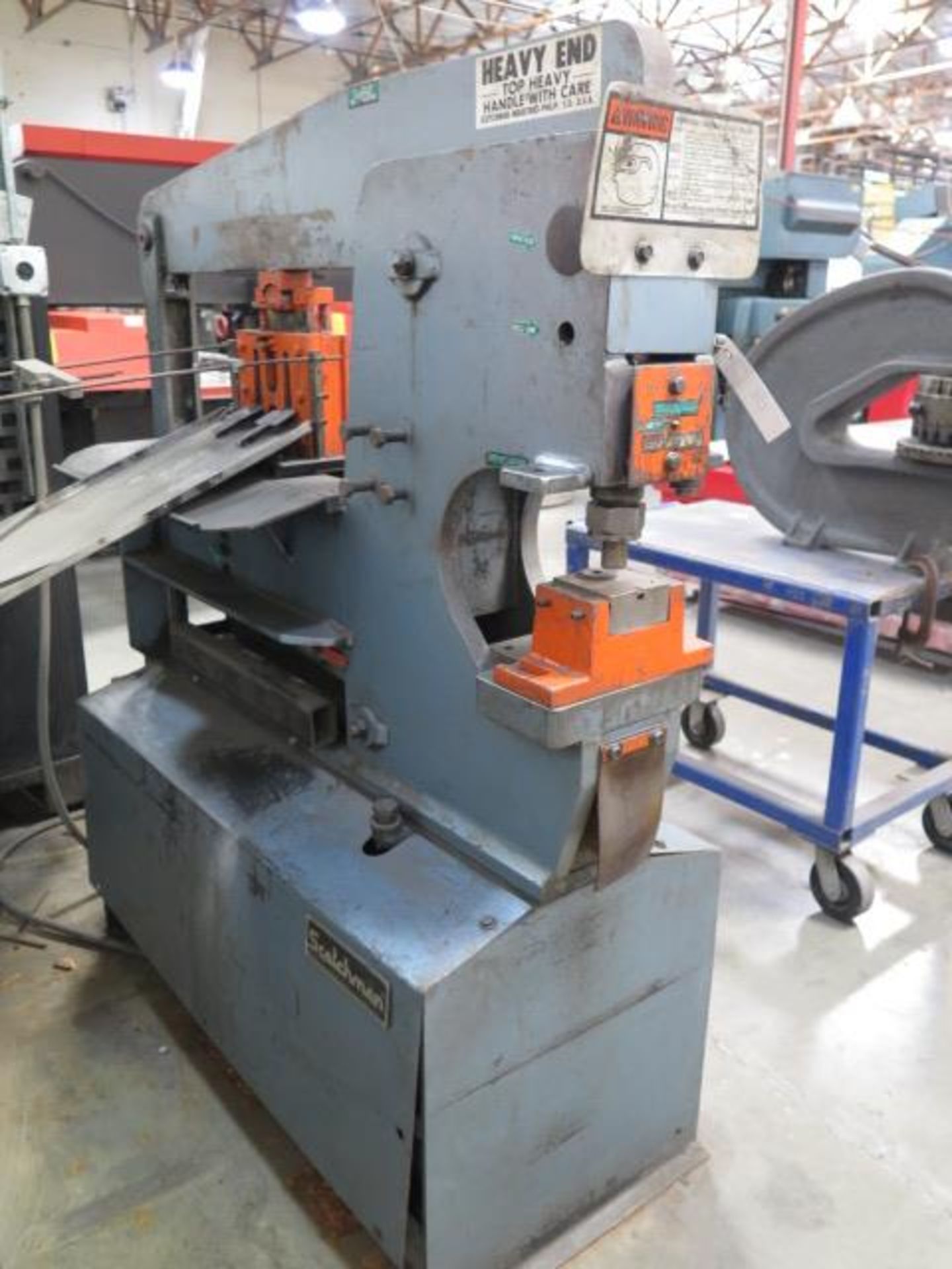 Scotchman 65 Ton Ironworker w/ Punch Head, 1 ¼” Bar Shear, 24” Flat Shear, Coping Notcher SOLD AS IS - Image 3 of 13