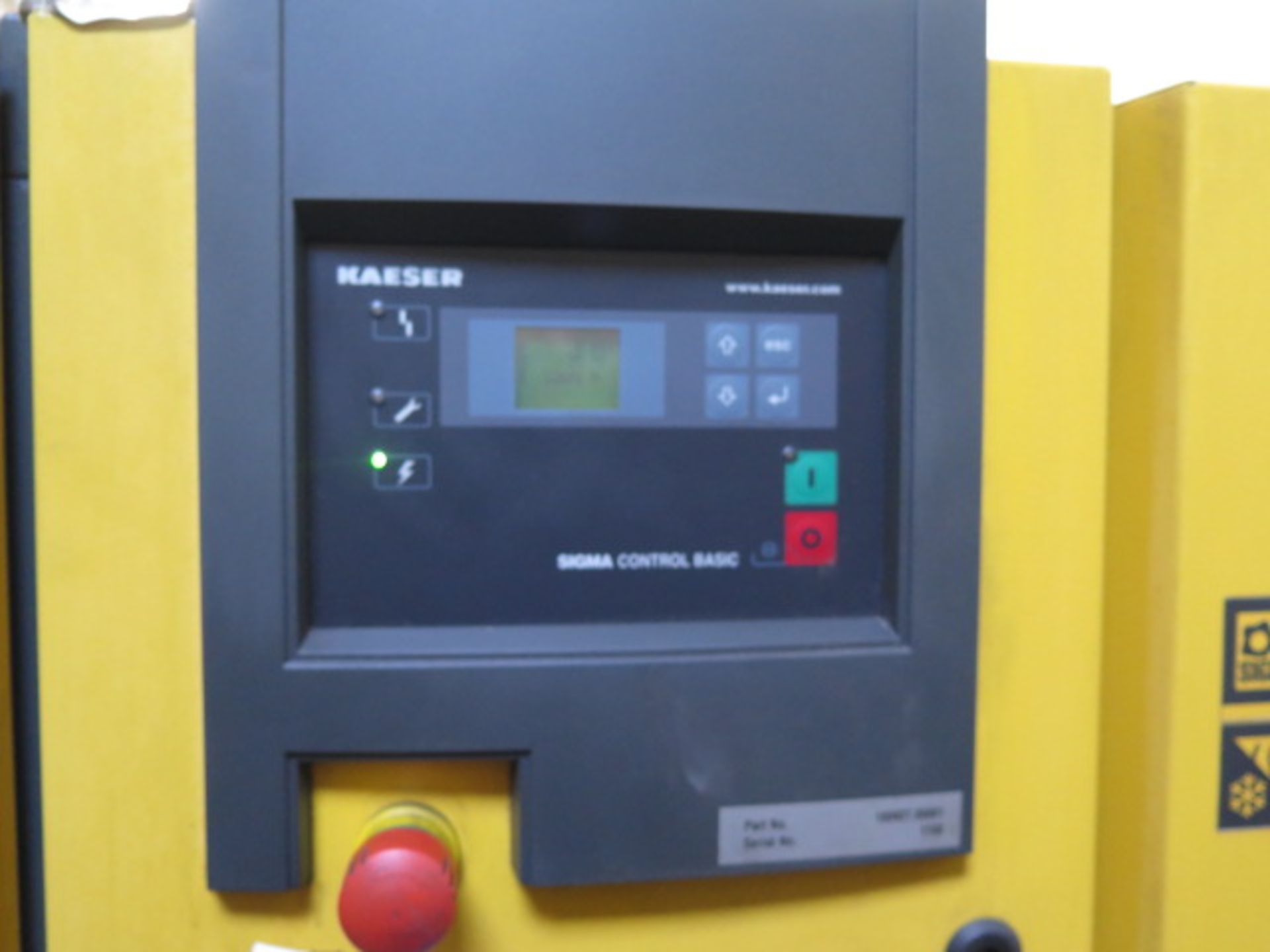 2006 Kaeser AS20T 20Hp Rotary Air Compressor s/n 1152 w/ Sigma Digital Controls, SOLD AS IS - Image 6 of 9