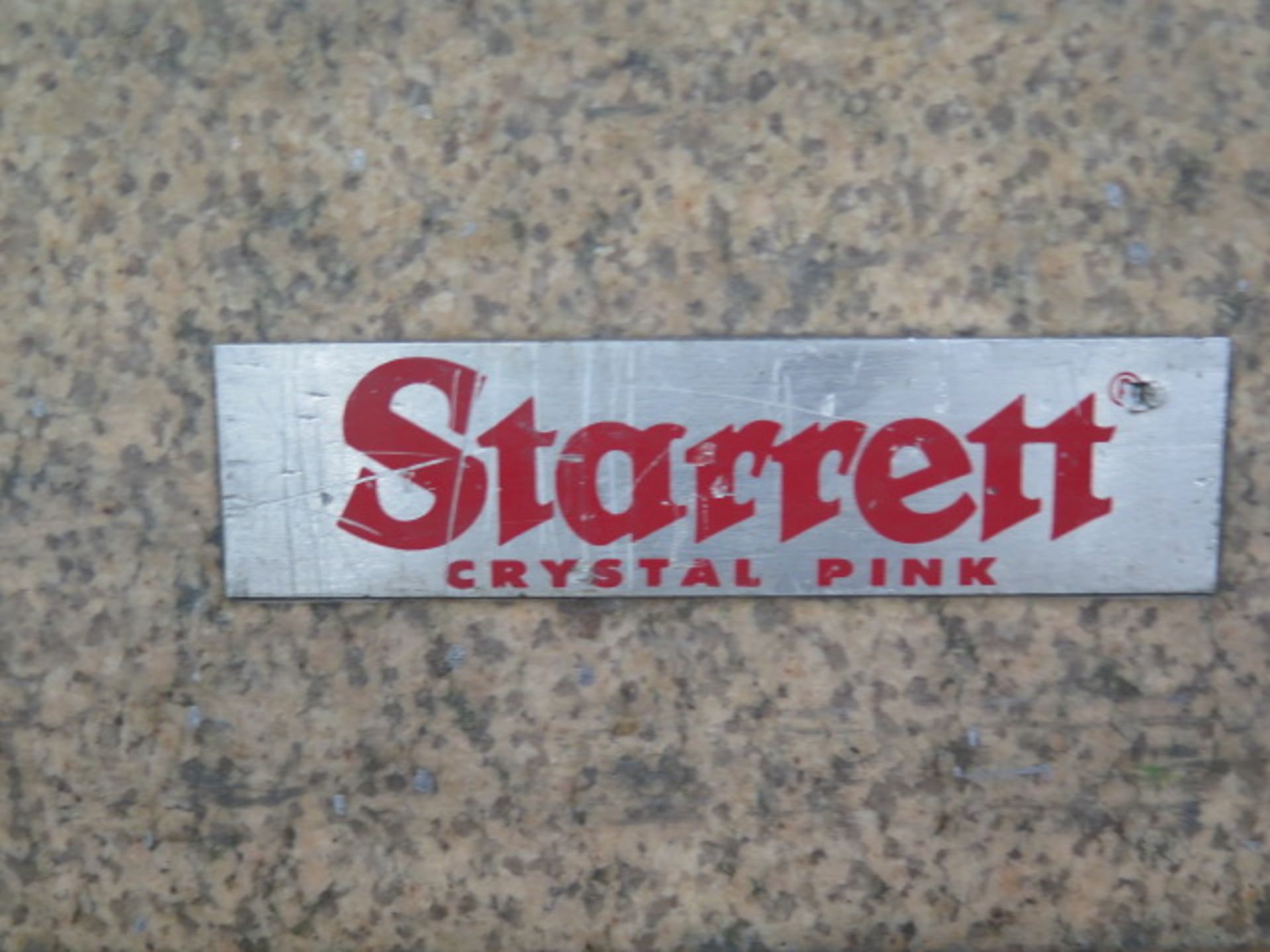 Starrett Crystal Pink 24” x 36” x 6” Granite Surface Plate w/ Cart (SOLD AS-IS - NO WARRANTY) - Image 5 of 5