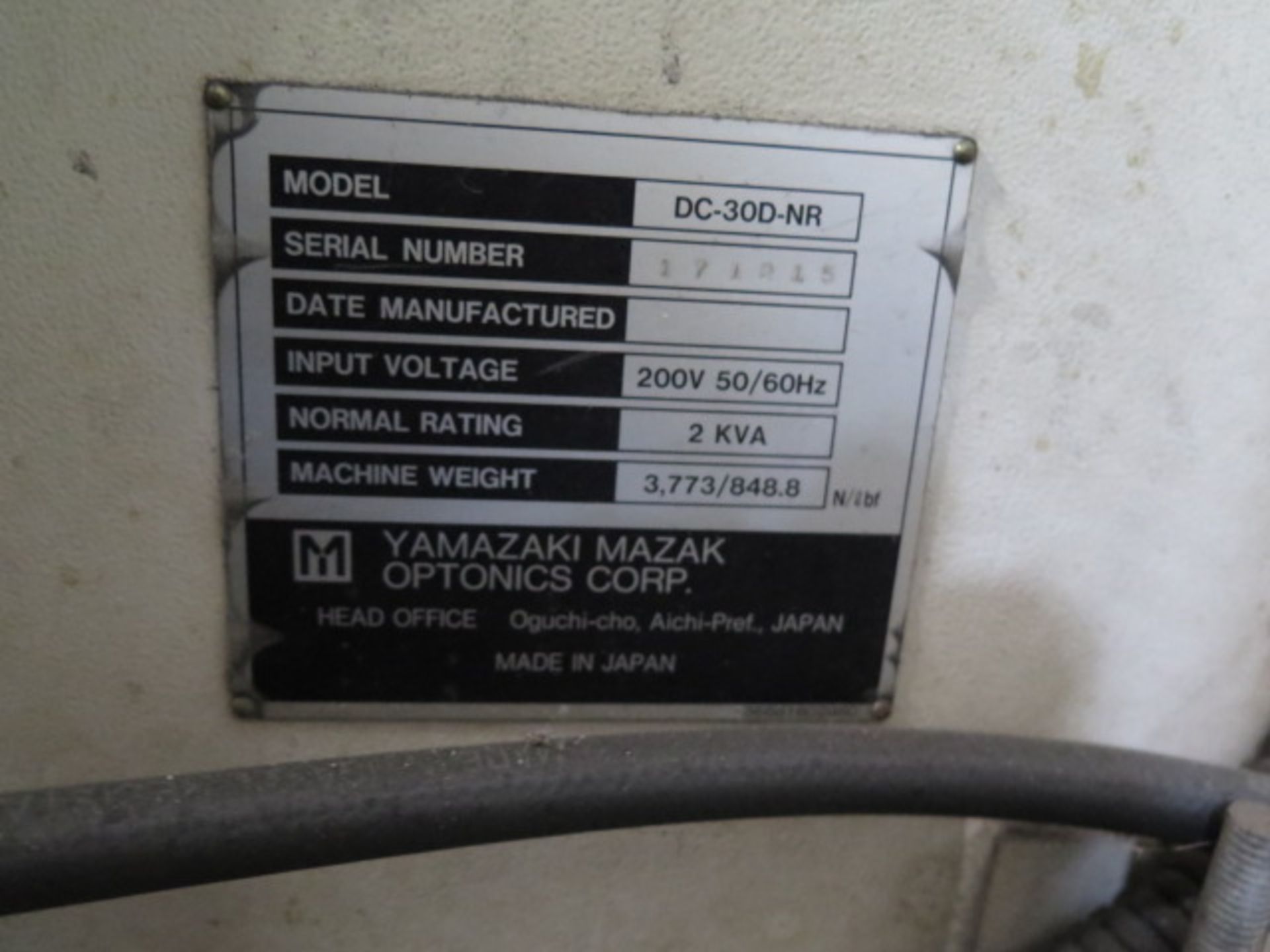 2008 Mazak “Super Turbo – X48 Champion” 1300 Watt 4’ x 8’ CNC Laser Machine s/n 207692, SOLD AS IS - Image 18 of 32