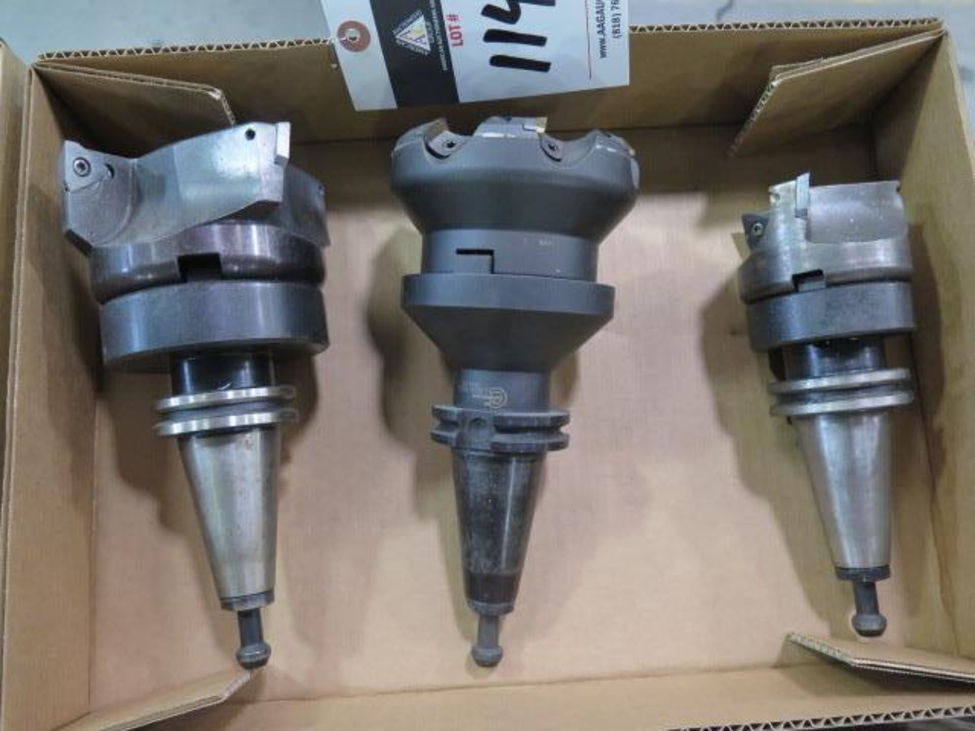 CAT-40 Taper Insert Shell Mills (3) (SOLD AS-IS - NO WARRANTY) - Image 2 of 6