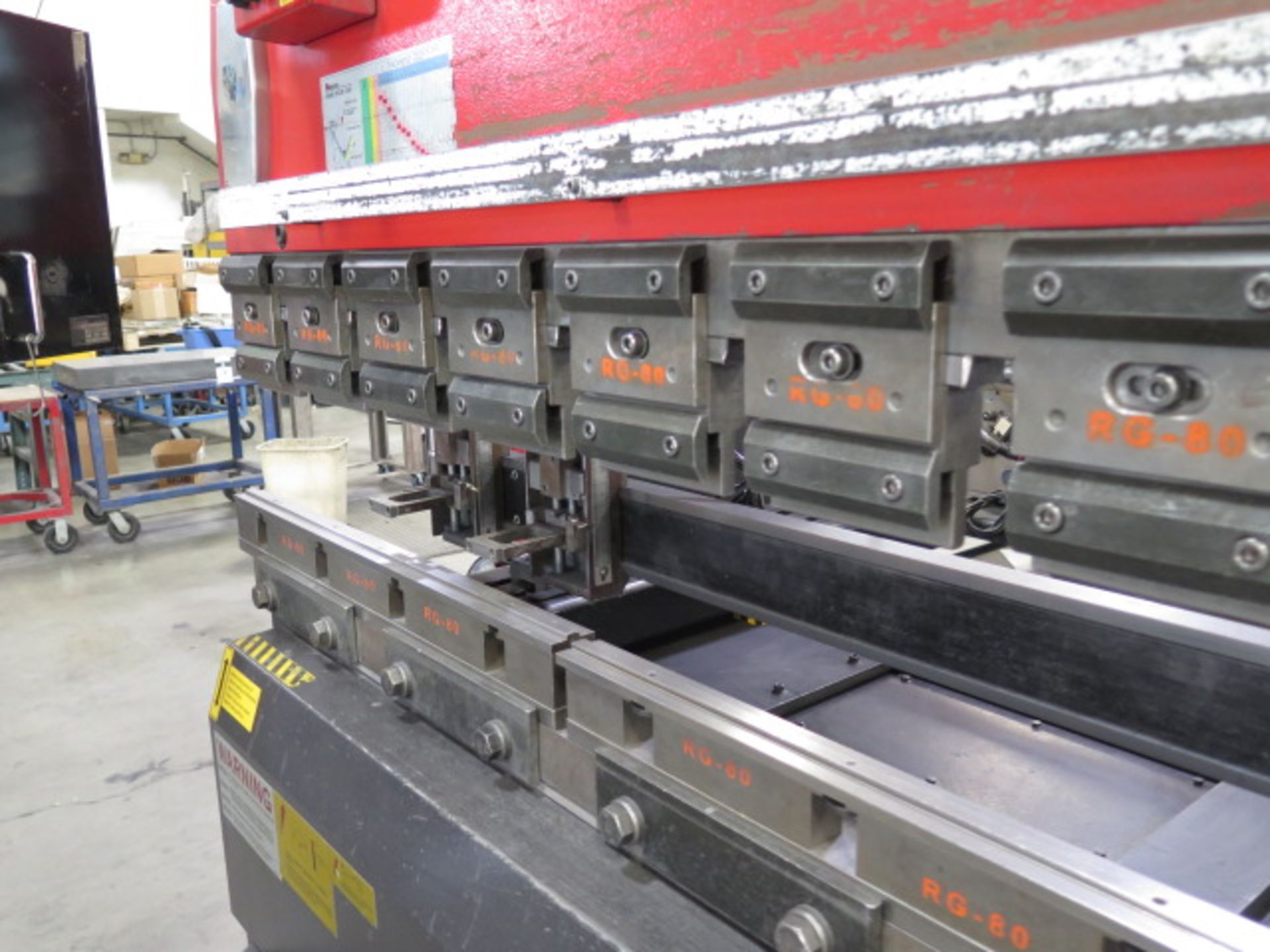 2000 Amada RG-80 80 Ton x 8’ CNC Press Brake s/n 811958 w/ NC9-EX II, 94.6” Table SOLD AS IS - Image 5 of 15