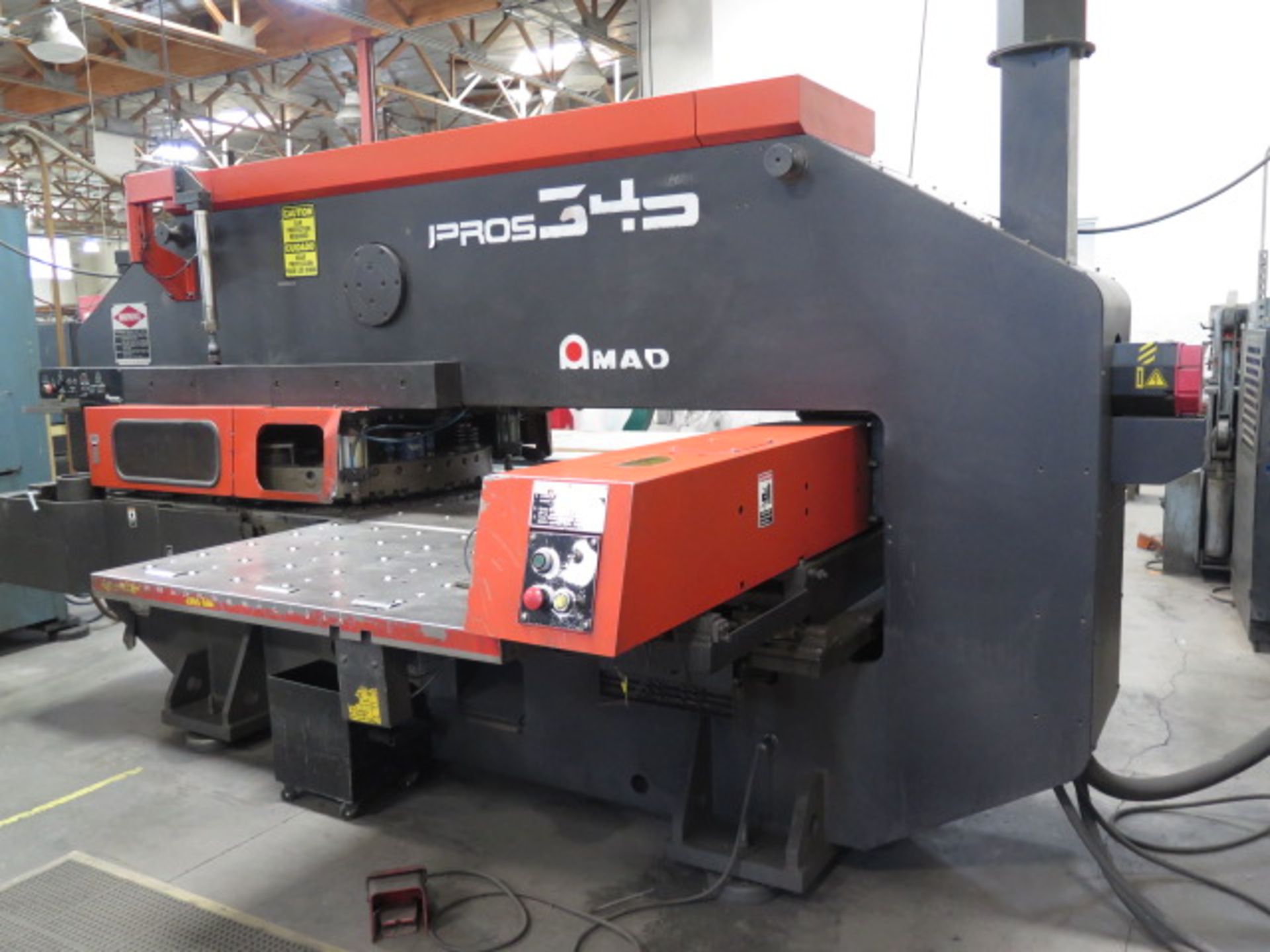 Amada VIPROS 345 30 Ton 59-Station CNC Turret Punch, s/n AVP45002 w/ O4P-C Controls. SOLD AS IS - Image 5 of 25