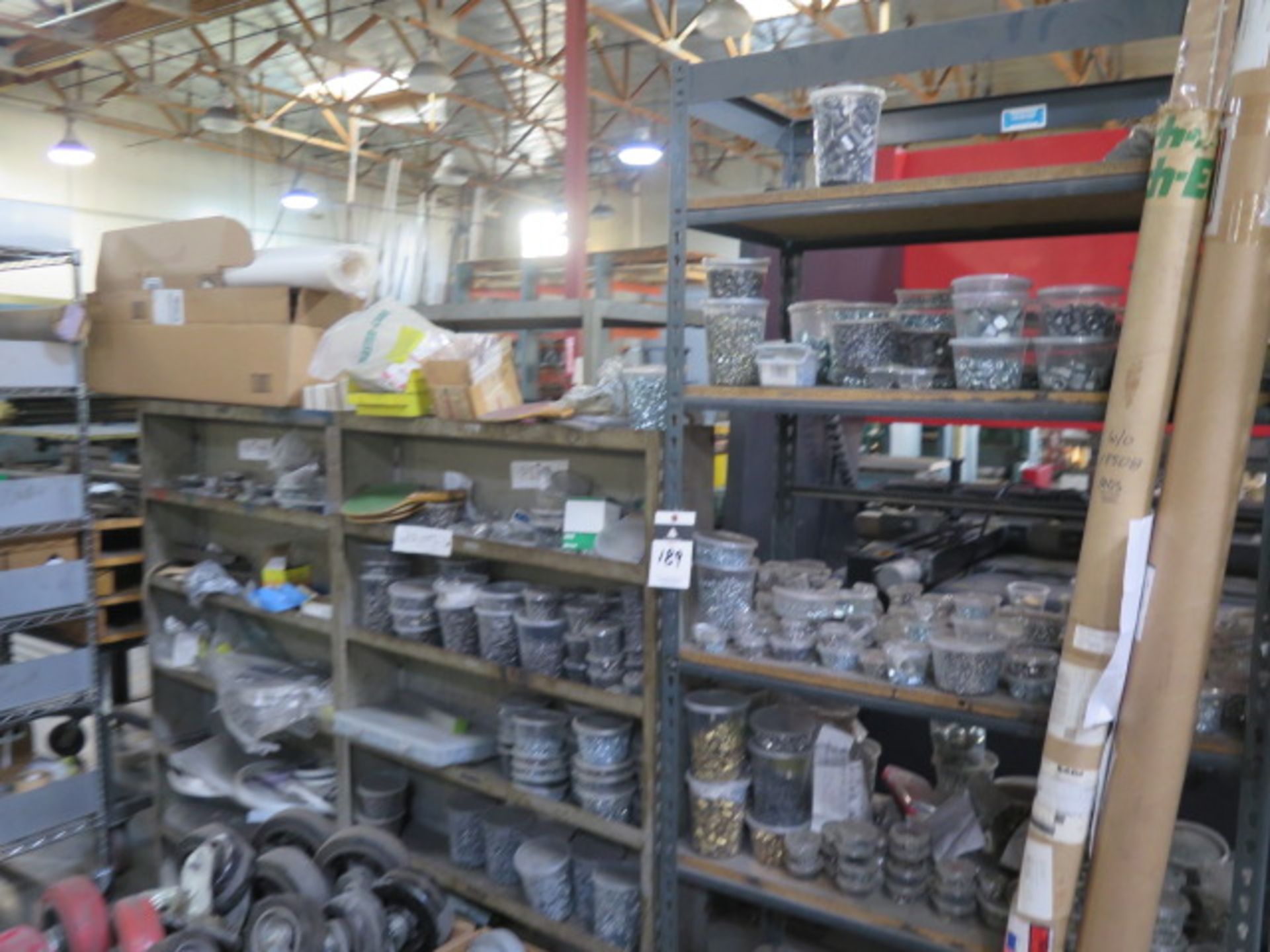 Large Quantity of Insertion Hardware w/ Shelves and Carts (SOLD AS-IS - NO WARRANTY) - Image 3 of 12