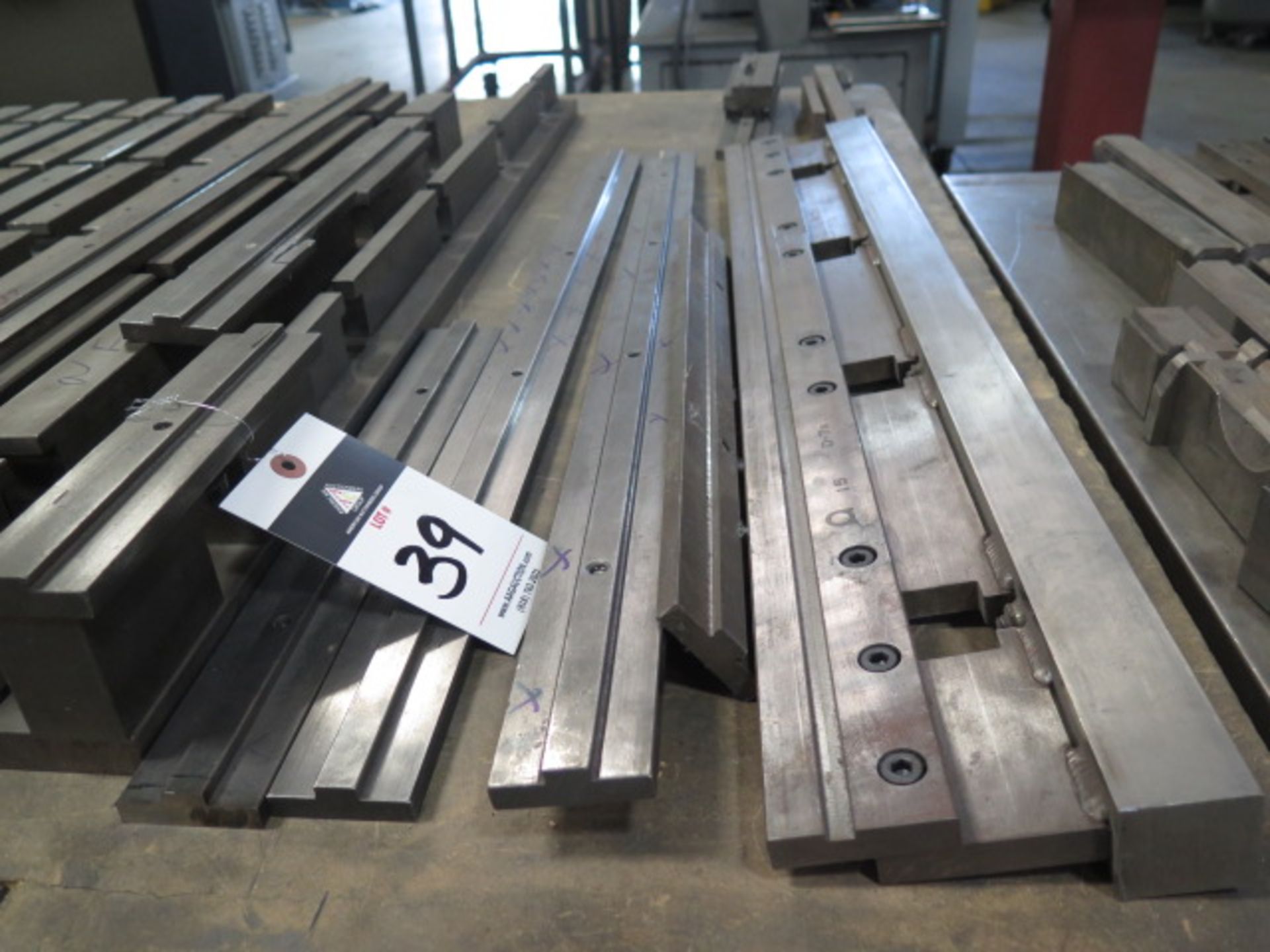 Amada Press Brake Tooling Bases w/ Cart (SOLD AS-IS - NO WARRANTY) - Image 6 of 7