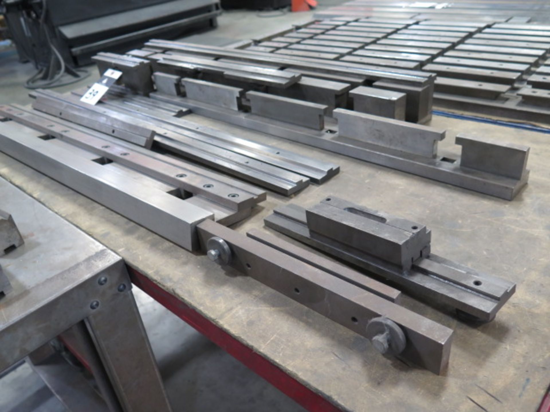 Amada Press Brake Tooling Bases w/ Cart (SOLD AS-IS - NO WARRANTY) - Image 7 of 7