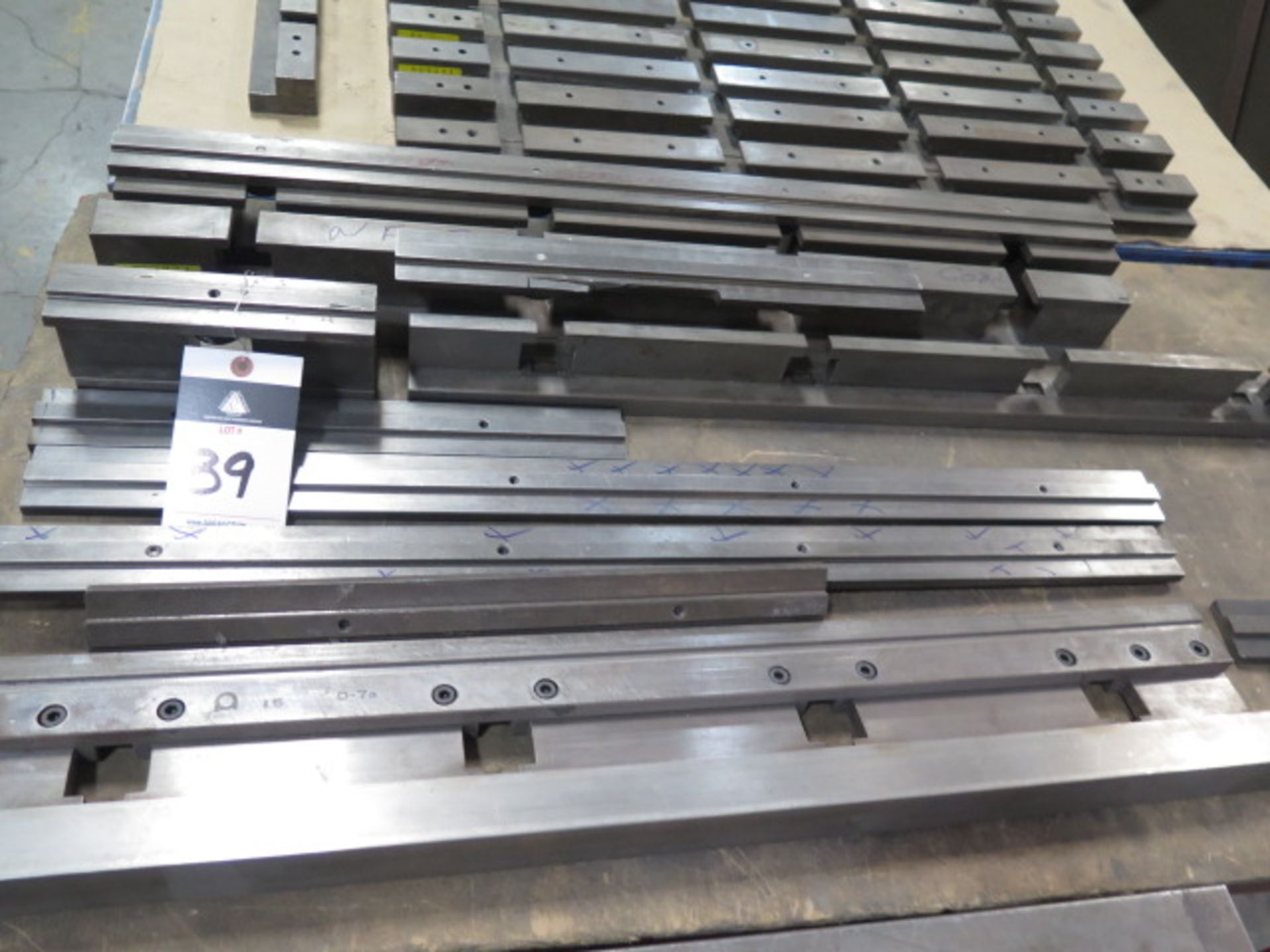 Amada Press Brake Tooling Bases w/ Cart (SOLD AS-IS - NO WARRANTY) - Image 2 of 7