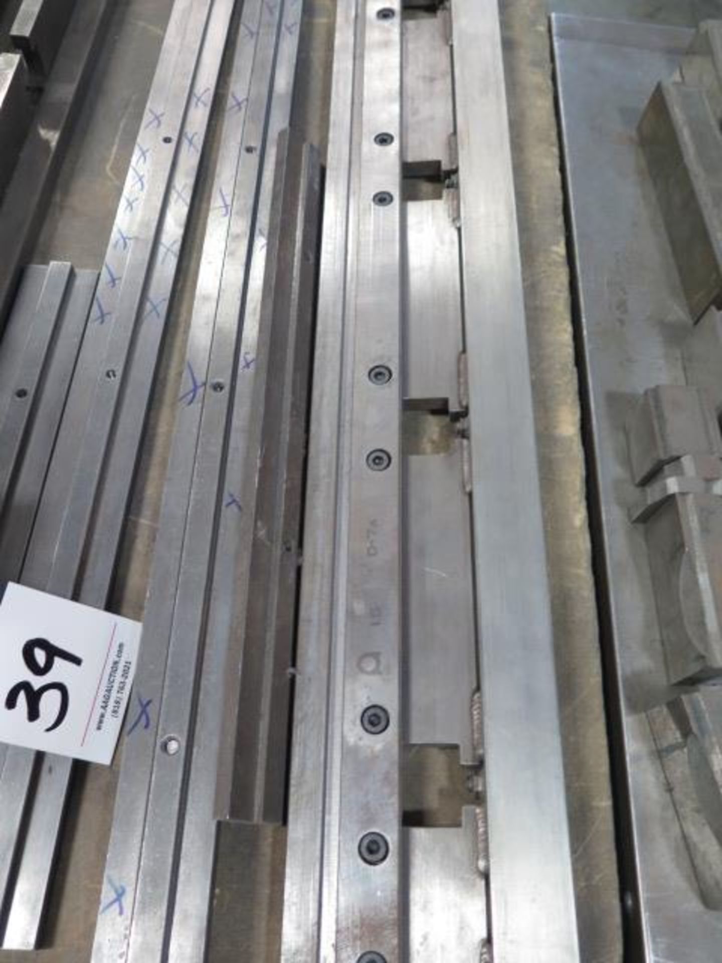 Amada Press Brake Tooling Bases w/ Cart (SOLD AS-IS - NO WARRANTY) - Image 4 of 7