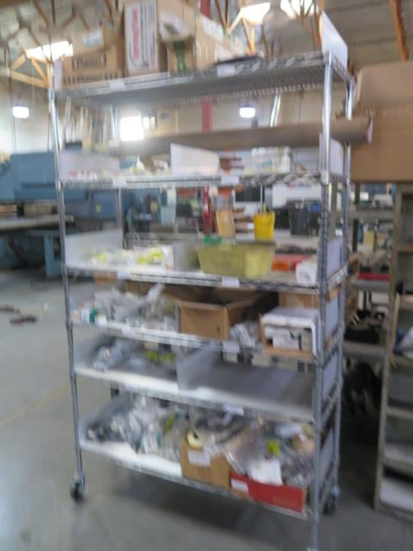 Large Quantity of Insertion Hardware w/ Shelves and Carts (SOLD AS-IS - NO WARRANTY) - Image 4 of 12