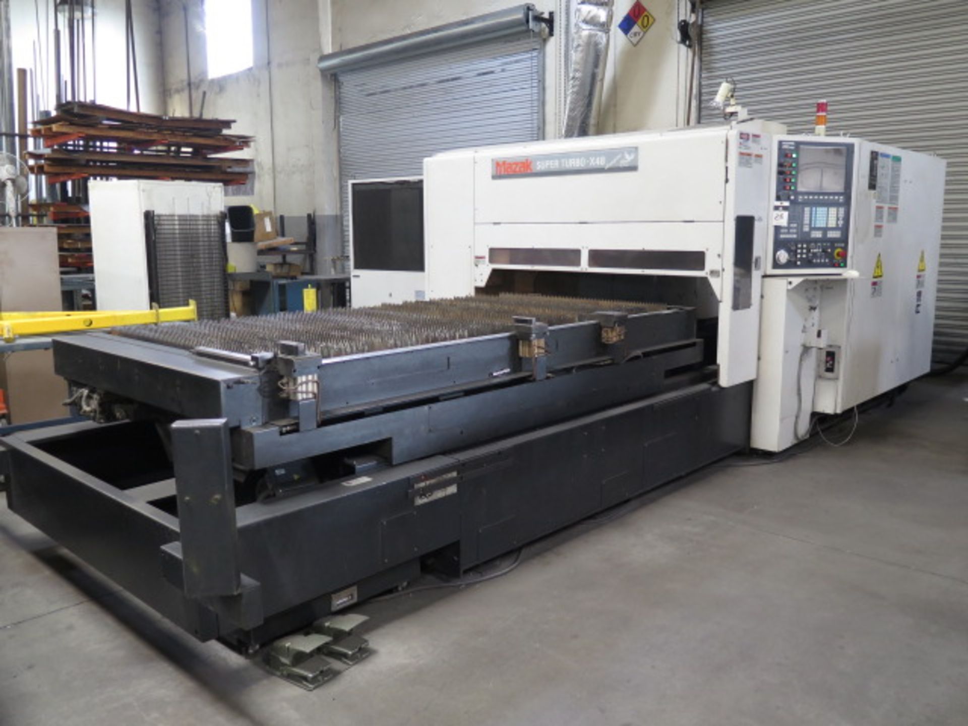 2008 Mazak “Super Turbo – X48 Champion” 1300 Watt 4’ x 8’ CNC Laser Machine s/n 207692, SOLD AS IS