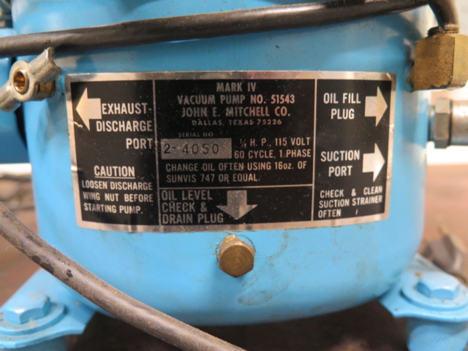 Vacuum Pump (SOLD AS-IS - NO WARRANTY) - Image 3 of 4