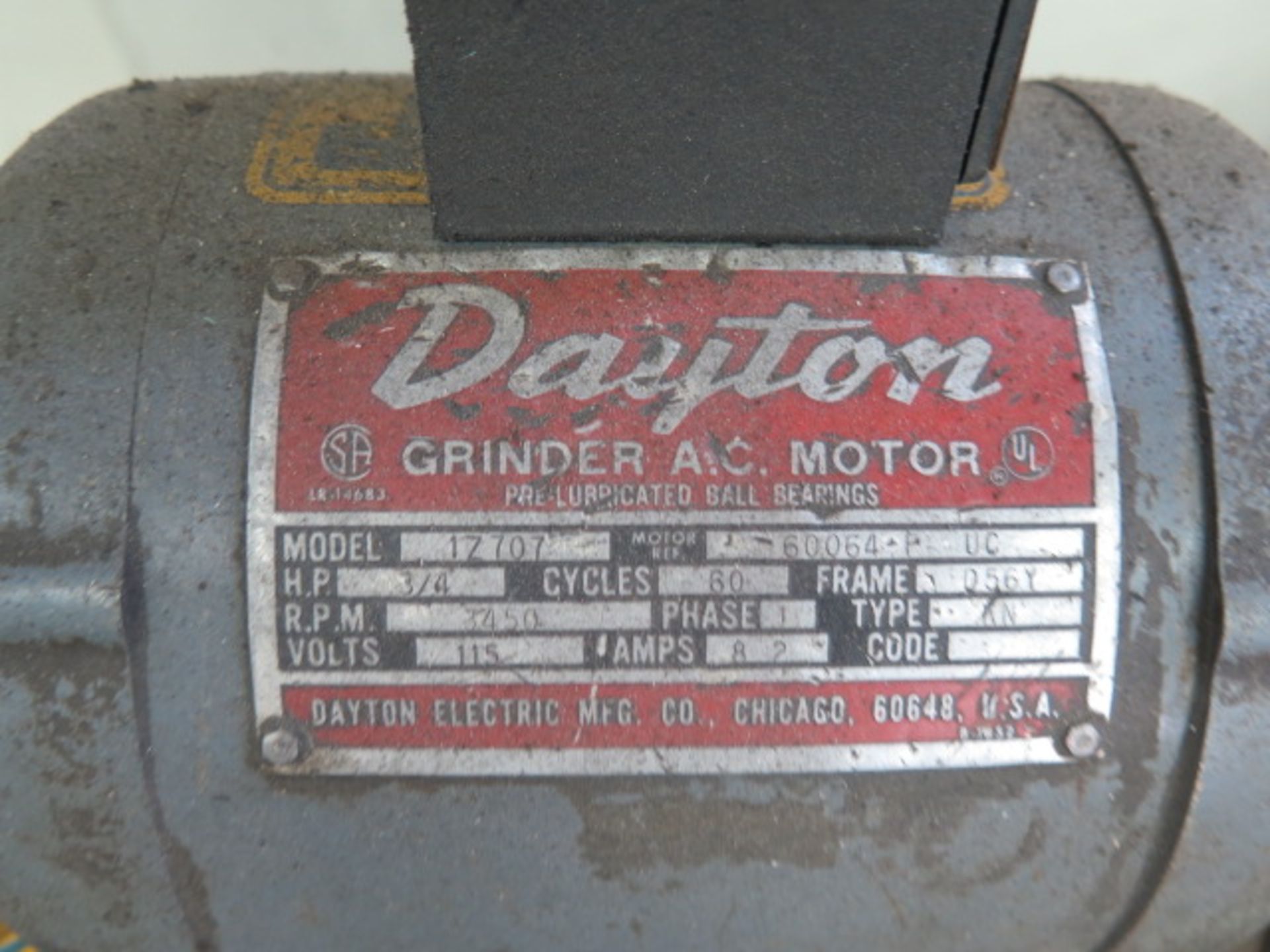Dayton 8” Pedestal Grinder (SOLD AS-IS - NO WARRANTY) - Image 5 of 5
