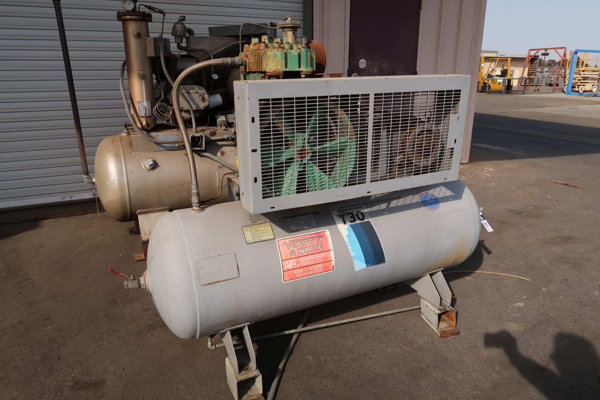 Ingersol Rand T-30 5HP Mod, 242-5D Air Compressor (SOLD AS-IS - NO WARRANTY) - Image 2 of 6