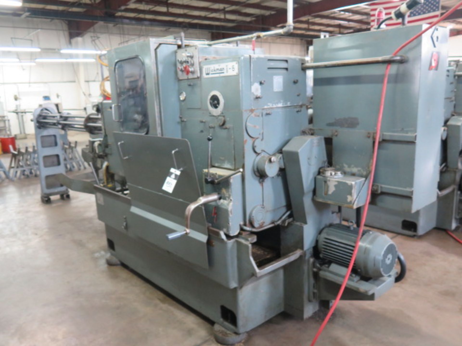 Wickman 5/8”-6 6-Turret Automatic Screw Machine w/ Bar Feed, Chip Auger Coolant (SOLD AS-IS - NO - Image 3 of 18