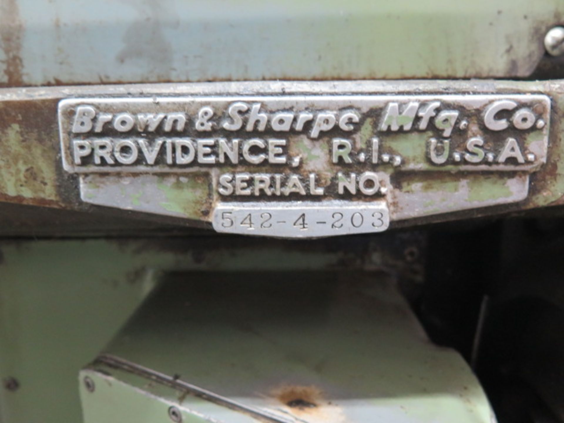 Brown & Sharpe No. 4 Automatic Screw Machine w/ 3-Cross Slides, Rotary Style Turret, Bar Feed, - Image 14 of 14