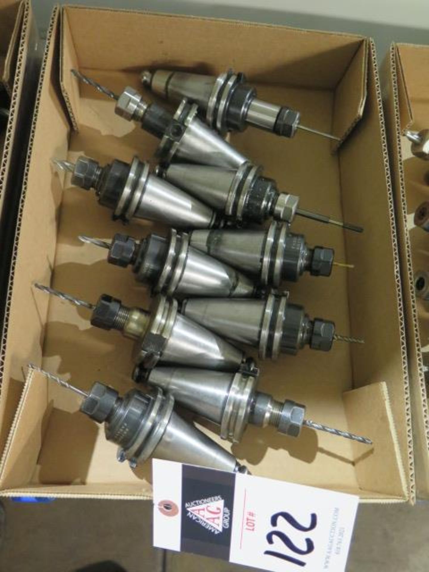 CAT-40 Taper Collet Chucks (10) (SOLD AS-IS - NO WARRANTY)