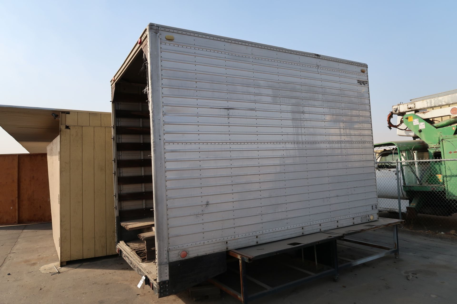 12x8 Aluminum Trailer Box/Storage Box (SOLD AS-IS - NO WARRANTY)