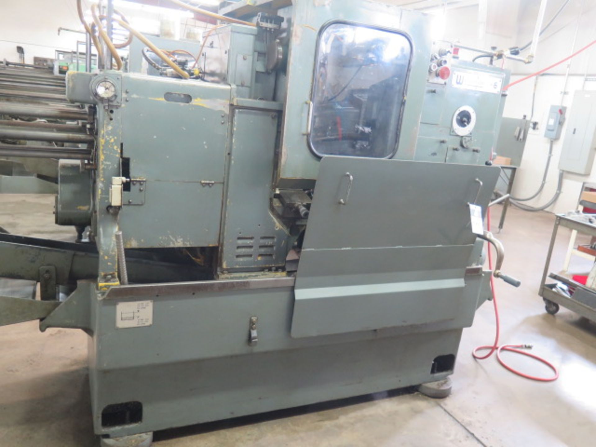 Wickman 5/8”-6 6-Turret Automatic Screw Machine w/ Bar Feed, Chip Auger Coolant (SOLD AS-IS - NO