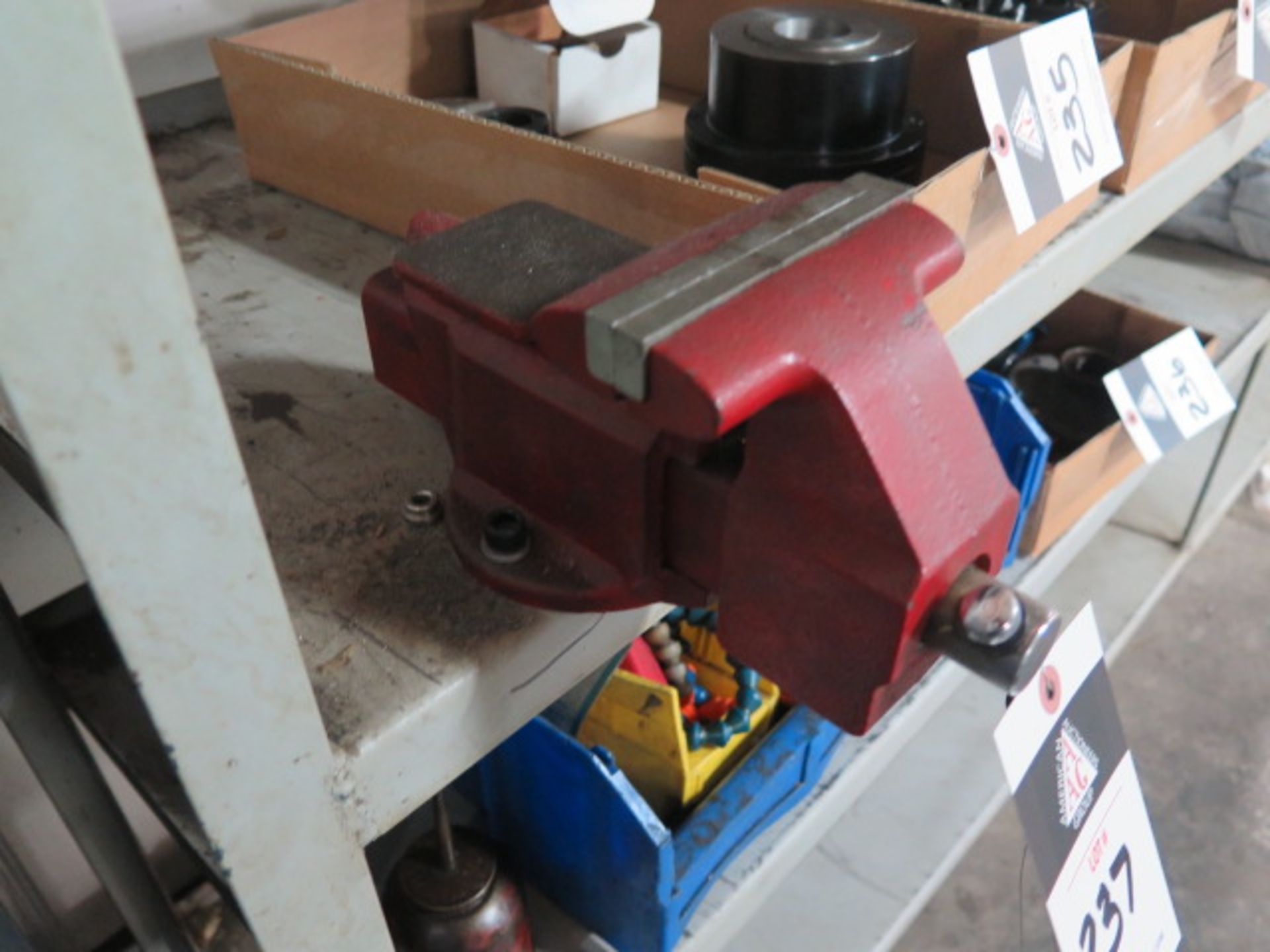 Wilton bench Vise and Steel Shelf (SOLD AS-IS - NO WARRANTY) - Image 2 of 4