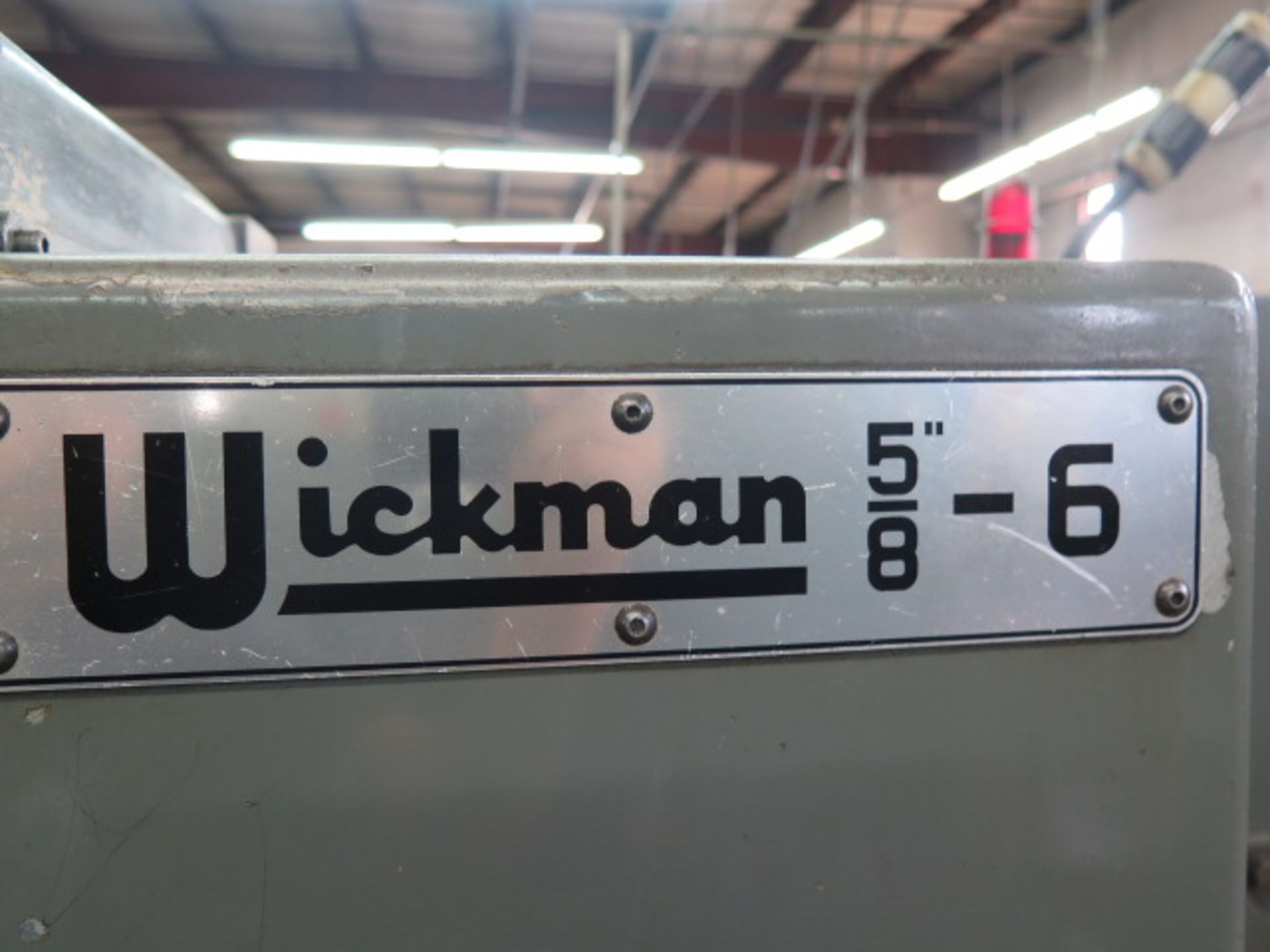 Wickman 5/8”-6 6-Turret Automatic Screw Machine w/ Bar Feed, Chip Auger Coolant (SOLD AS-IS - NO - Image 11 of 15