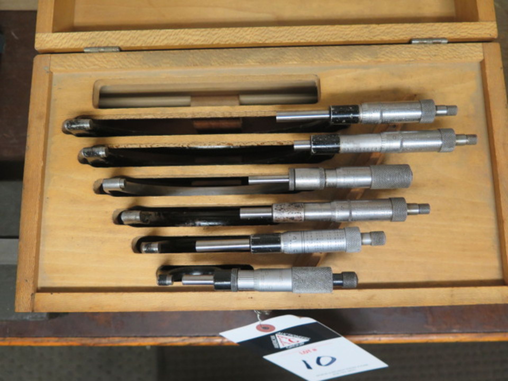 Starrett 0-6" OD Mic Set (SOLD AS-IS - NO WARRANTY) - Image 2 of 3