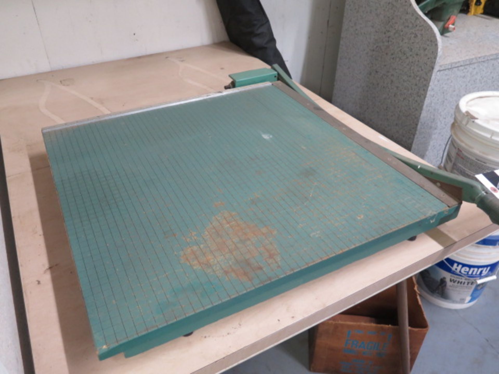 Paper Cutter and Table (SOLD AS-IS - NO WARRANTY) - Image 2 of 2