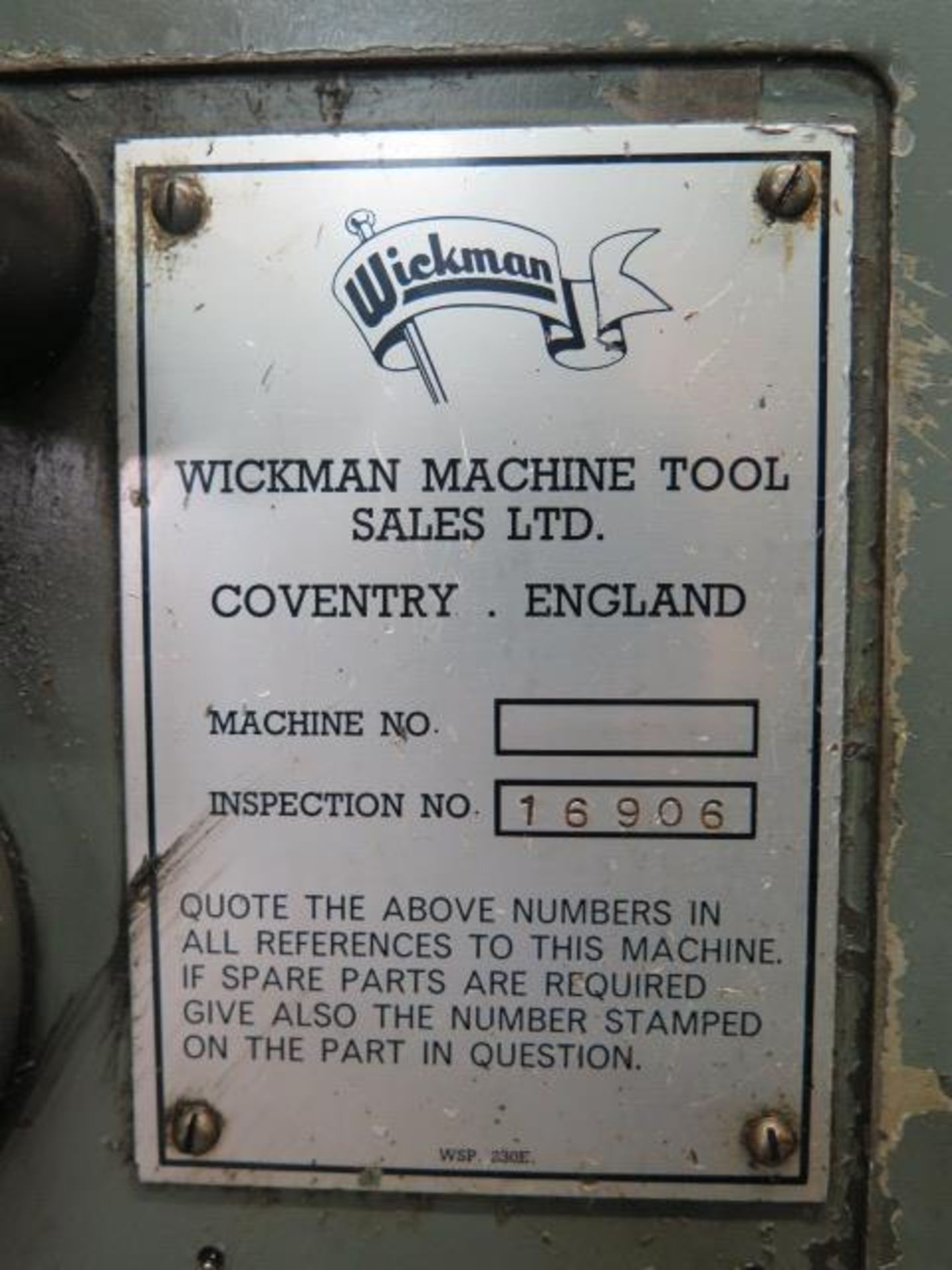 Wickman 5/8”-6 6-Turret Automatic Screw Machine w/ Bar Feed, Chip Auger Coolant (SOLD AS-IS - NO - Image 18 of 18