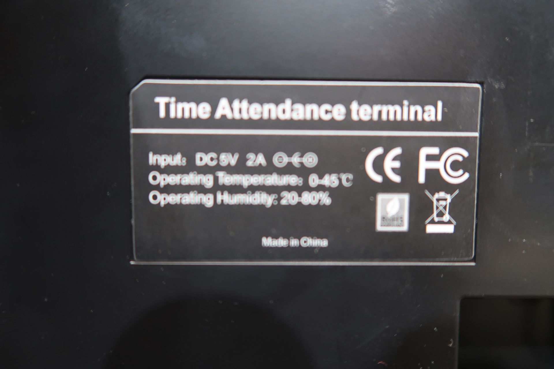 Time Attendance Terminal Mod, AMG-100C (SOLD AS-IS - NO WARRANTY) - Image 5 of 5