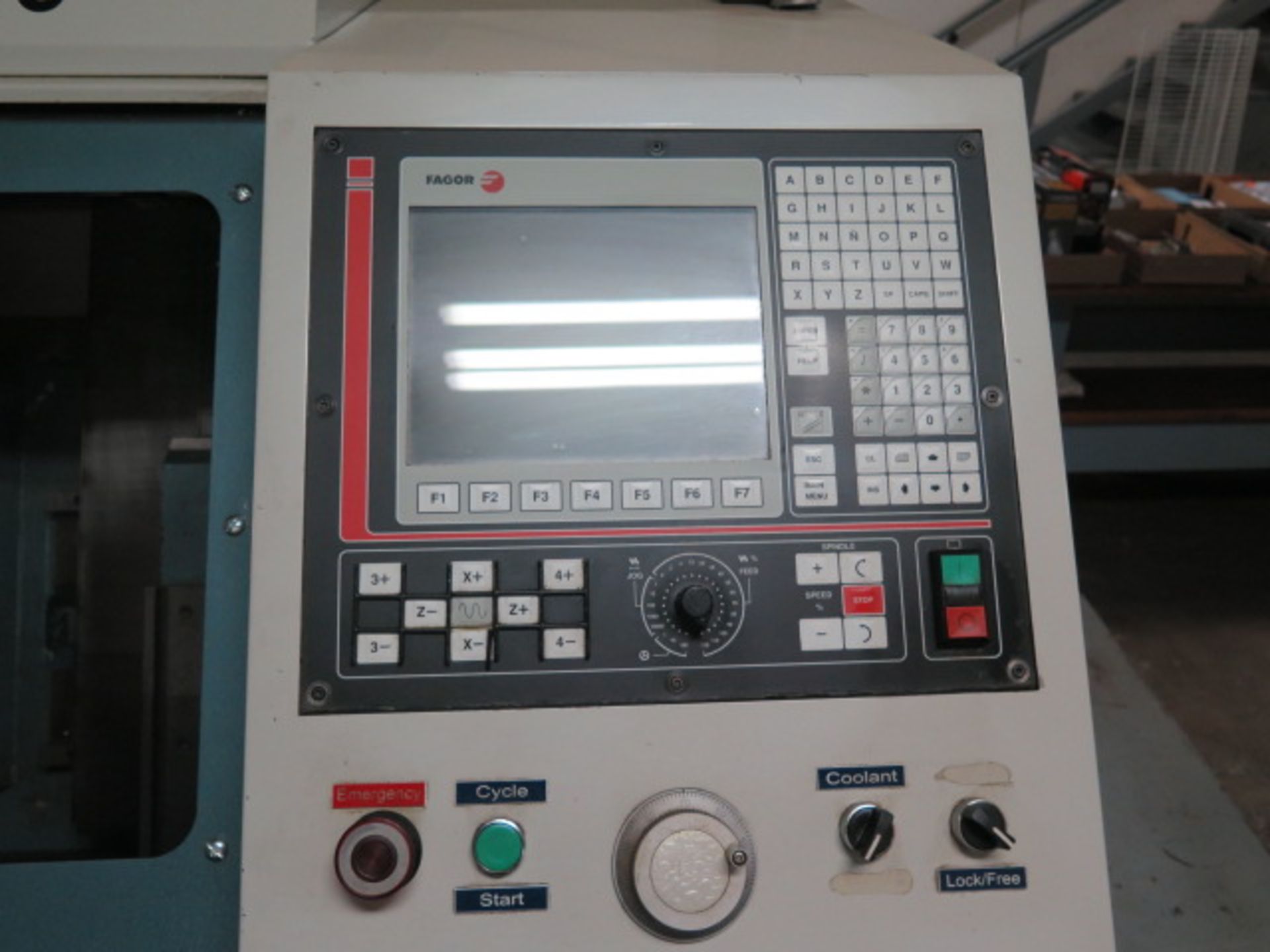 Dynamic GTS-55 CNC Cross Slide Lathe w/ Fagor CNC Controls, 5C Spindle, Coolant (SOLD AS-IS - NO - Image 8 of 14