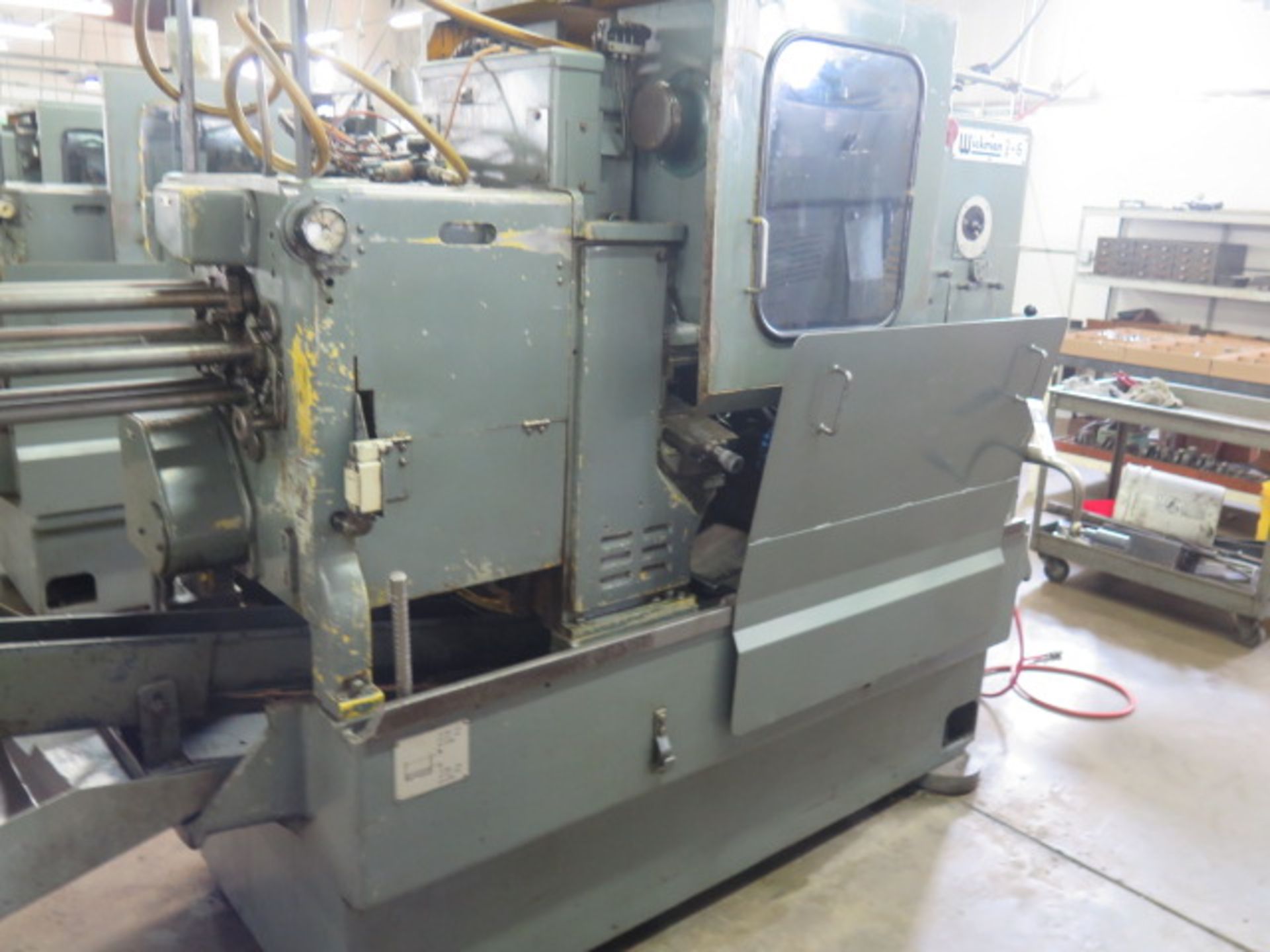 Wickman 5/8”-6 6-Turret Automatic Screw Machine w/ Bar Feed, Chip Auger Coolant (SOLD AS-IS - NO - Image 2 of 18