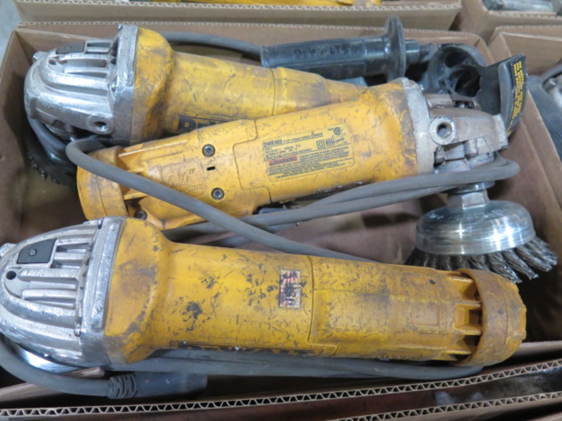 DeWalt Angle Grinders (3) (SOLD AS-IS - NO WATRRANTY) - Image 4 of 6