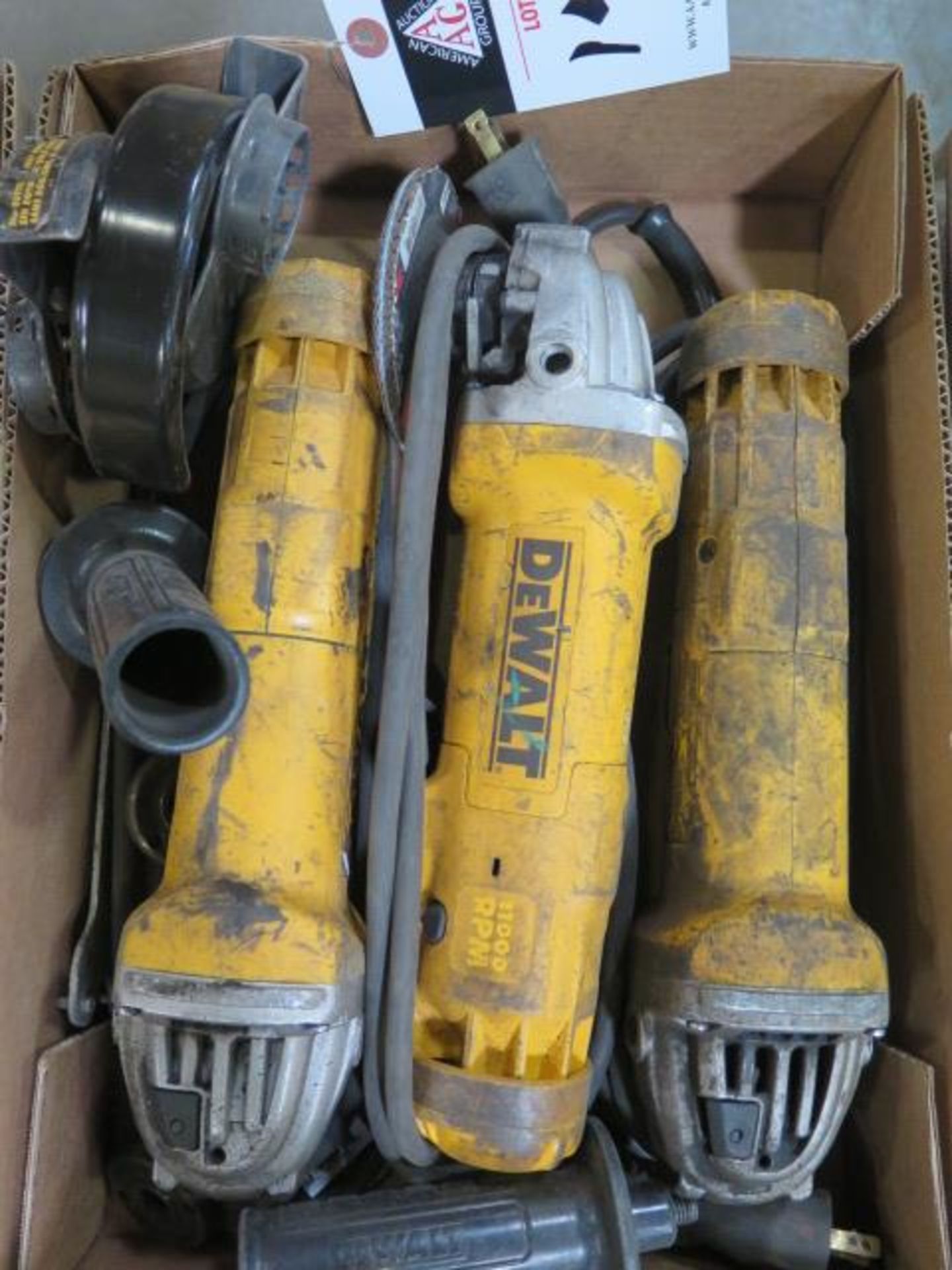 DeWalt Angle Grinders (3) (SOLD AS-IS - NO WATRRANTY) - Image 2 of 5