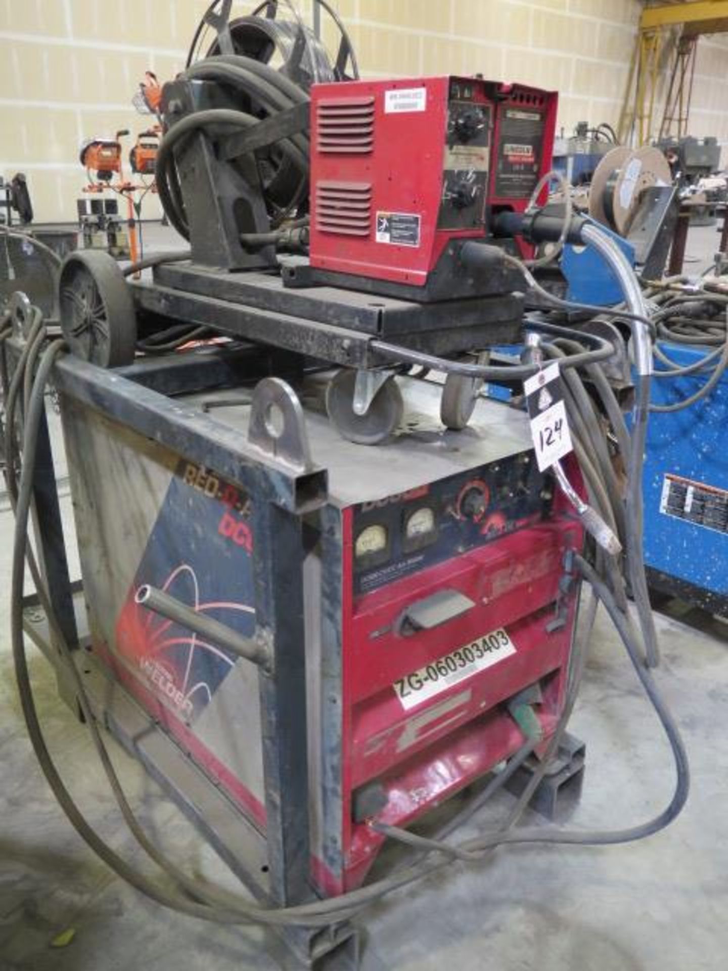 Lincoln DC-600 CV/CC Arc Welding Power Source s/n U1060303403 w/ Lincoln LN-8 Wire Feeder SOLD AS IS - Image 3 of 7
