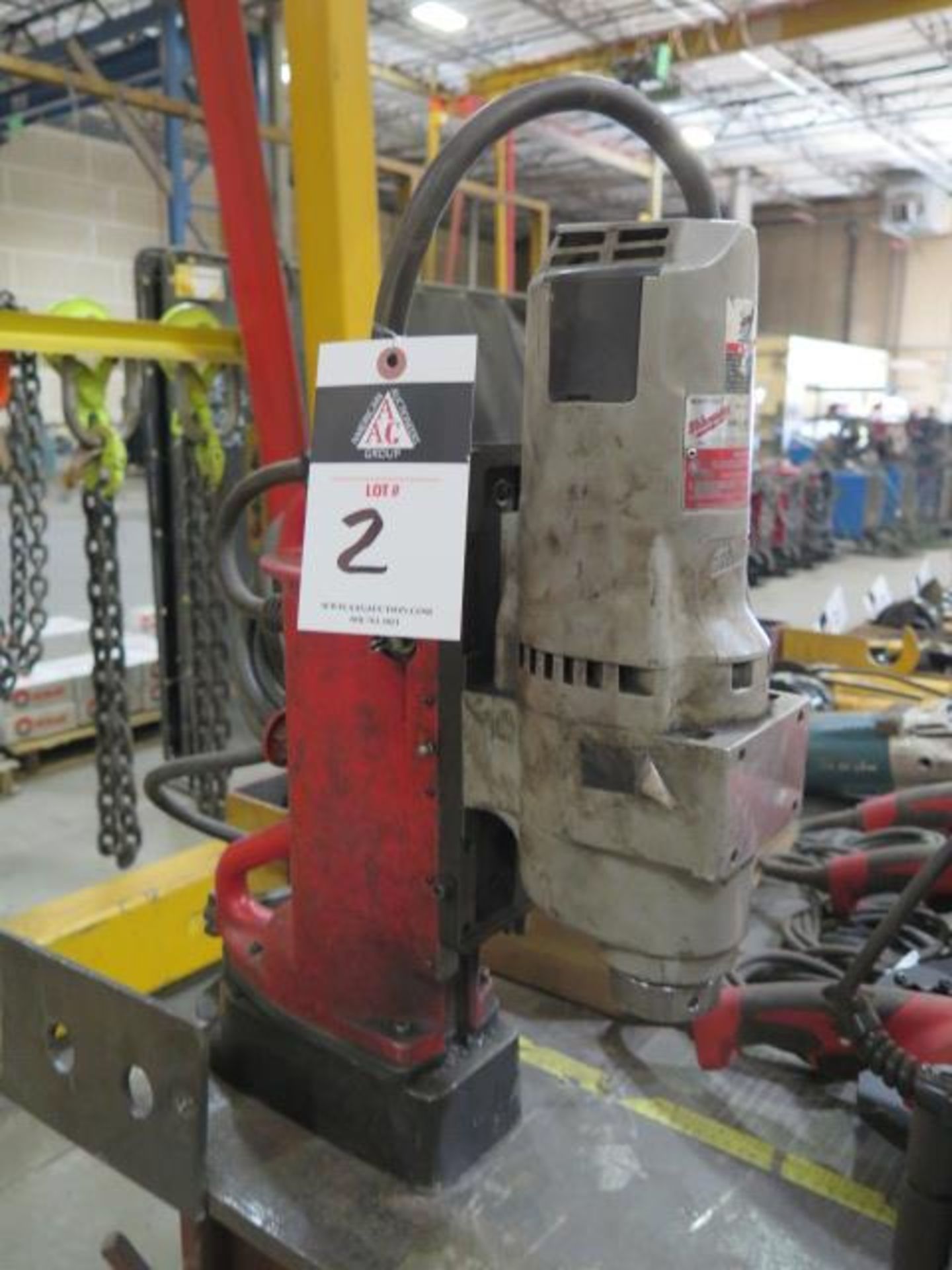 Milwaukee Magnetic Base Drill (SOLD AS-IS - NO WATRRANTY)