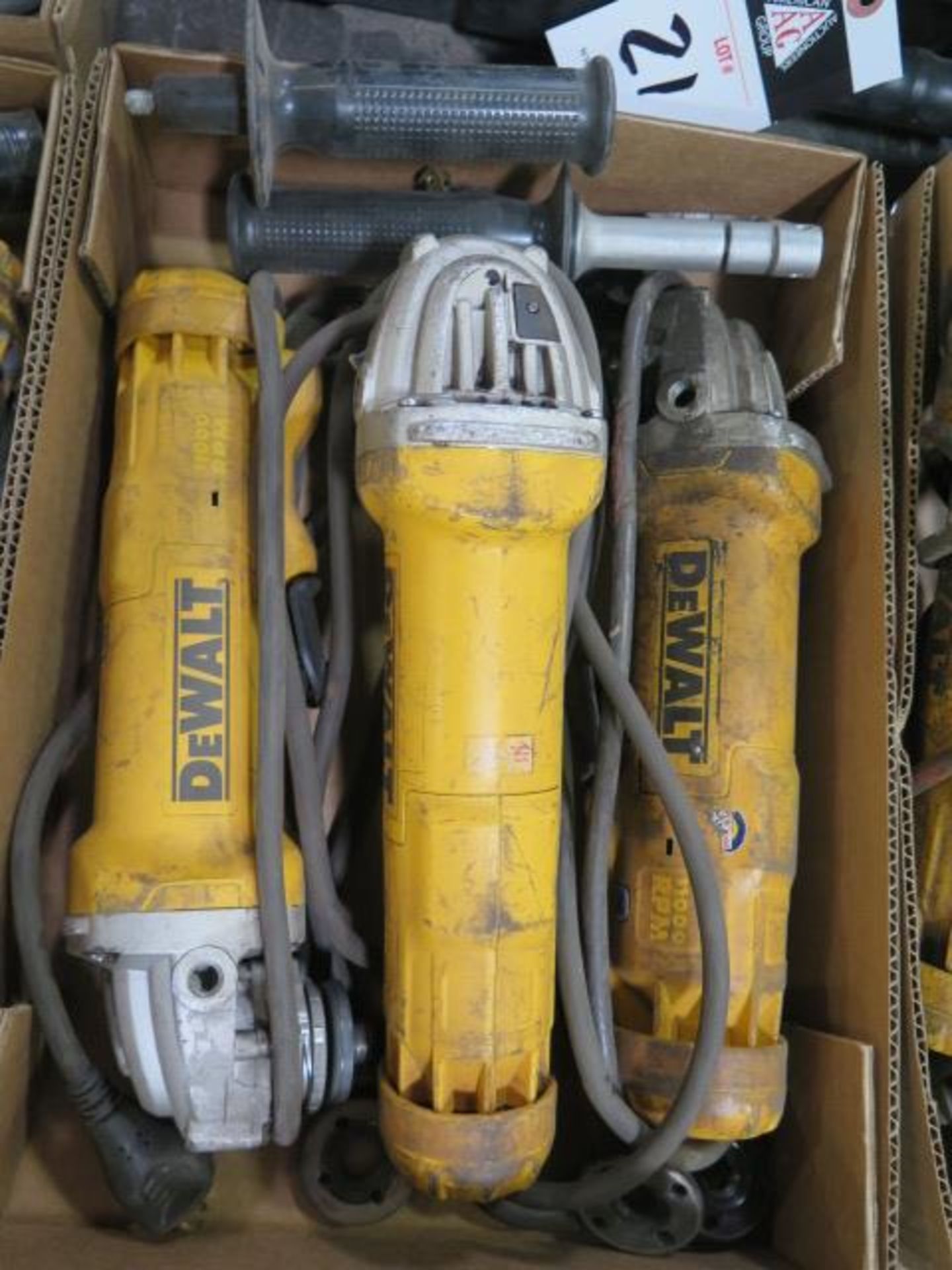 DeWalt Angle Grinders (3) (SOLD AS-IS - NO WATRRANTY) - Image 2 of 6