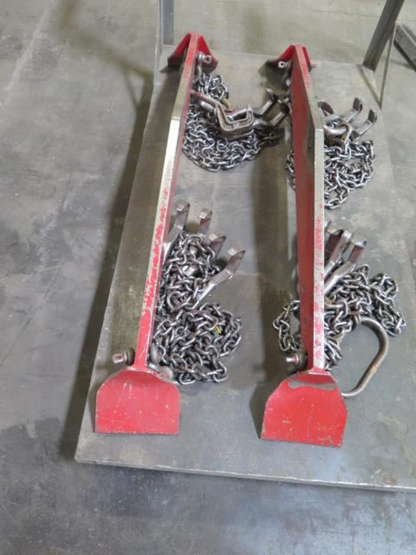 Plate Lifts w/ Spreader Bars (2) (SOLD AS-IS - NO WATRRANTY)